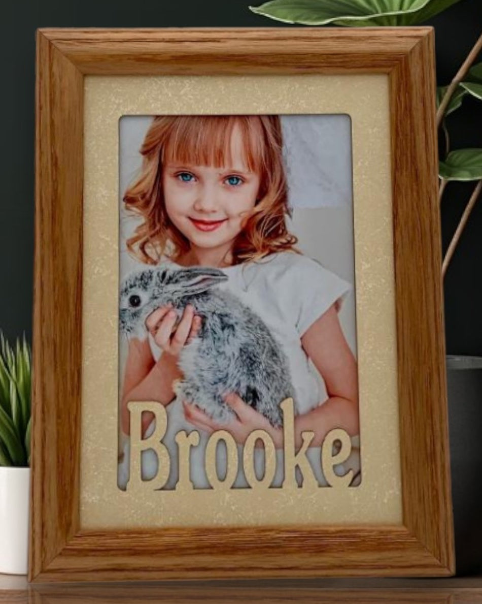 Personalized Picture Frame | Custom Name or Text Photo Frame