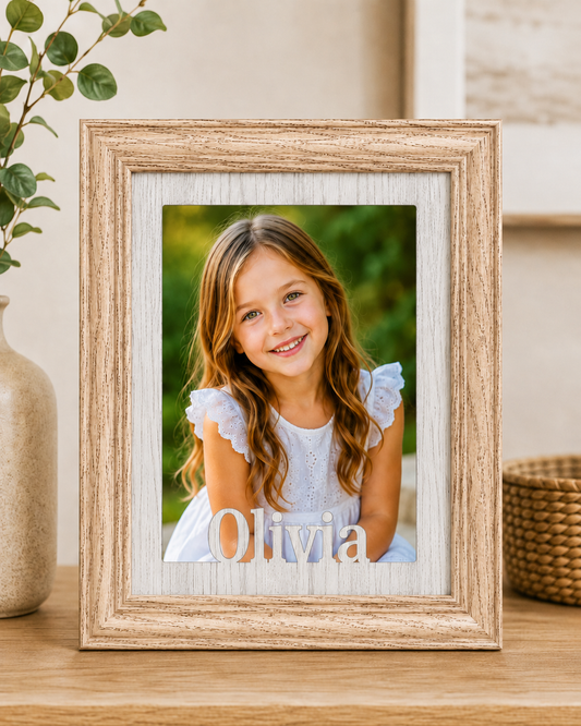 Personalized Picture Frame | Custom Name Display | Many sizes & colors!
