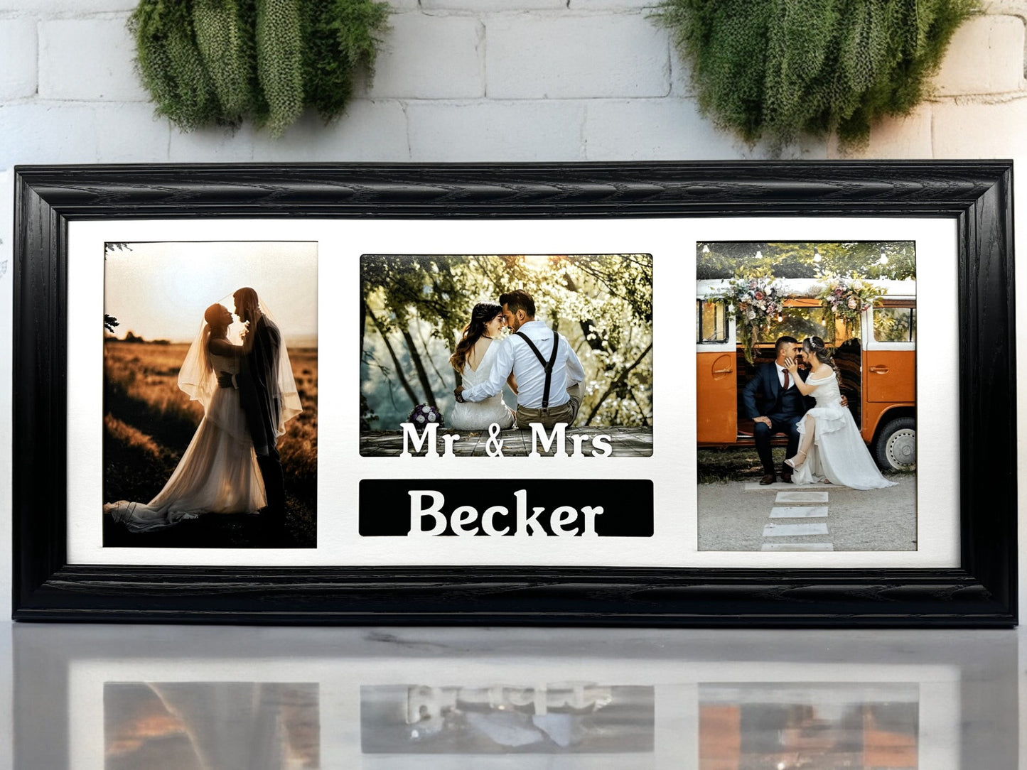 Personalized Wedding Frame | Mr & Mrs Couples Last Name