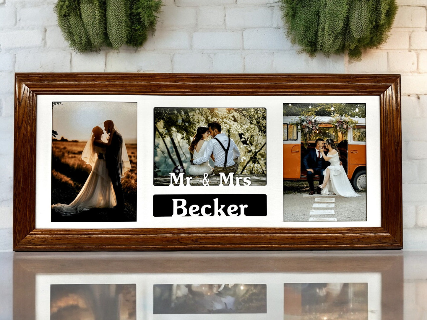 Personalized Wedding Frame | Mr & Mrs Couples Last Name