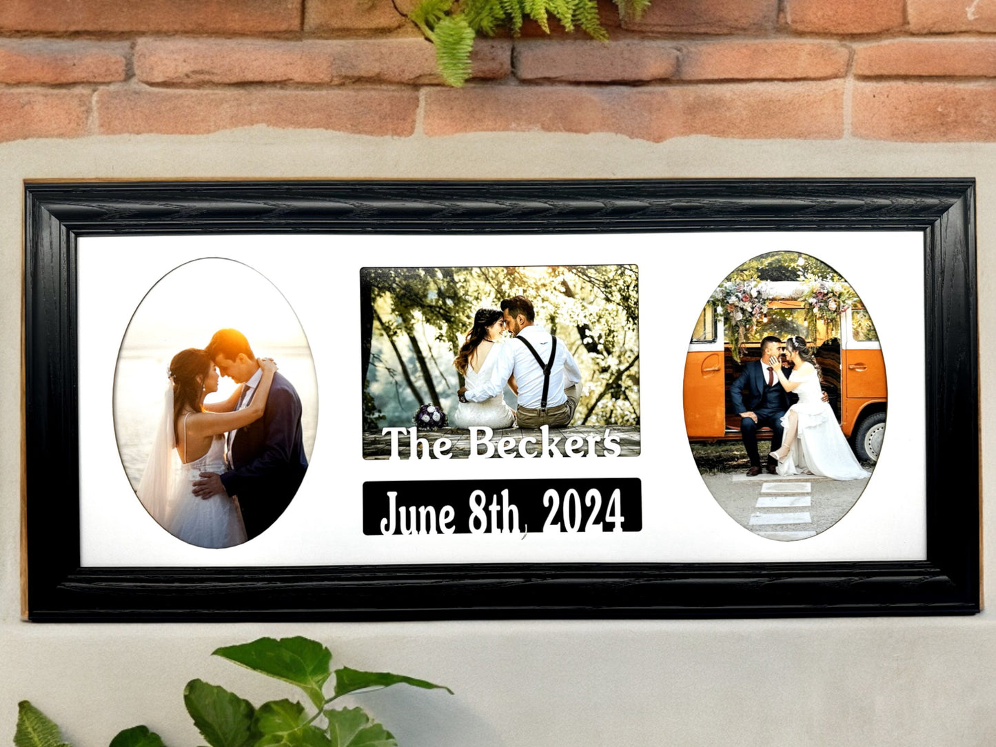 Personalized Wedding Frame | Couples Last Name & Wed Date