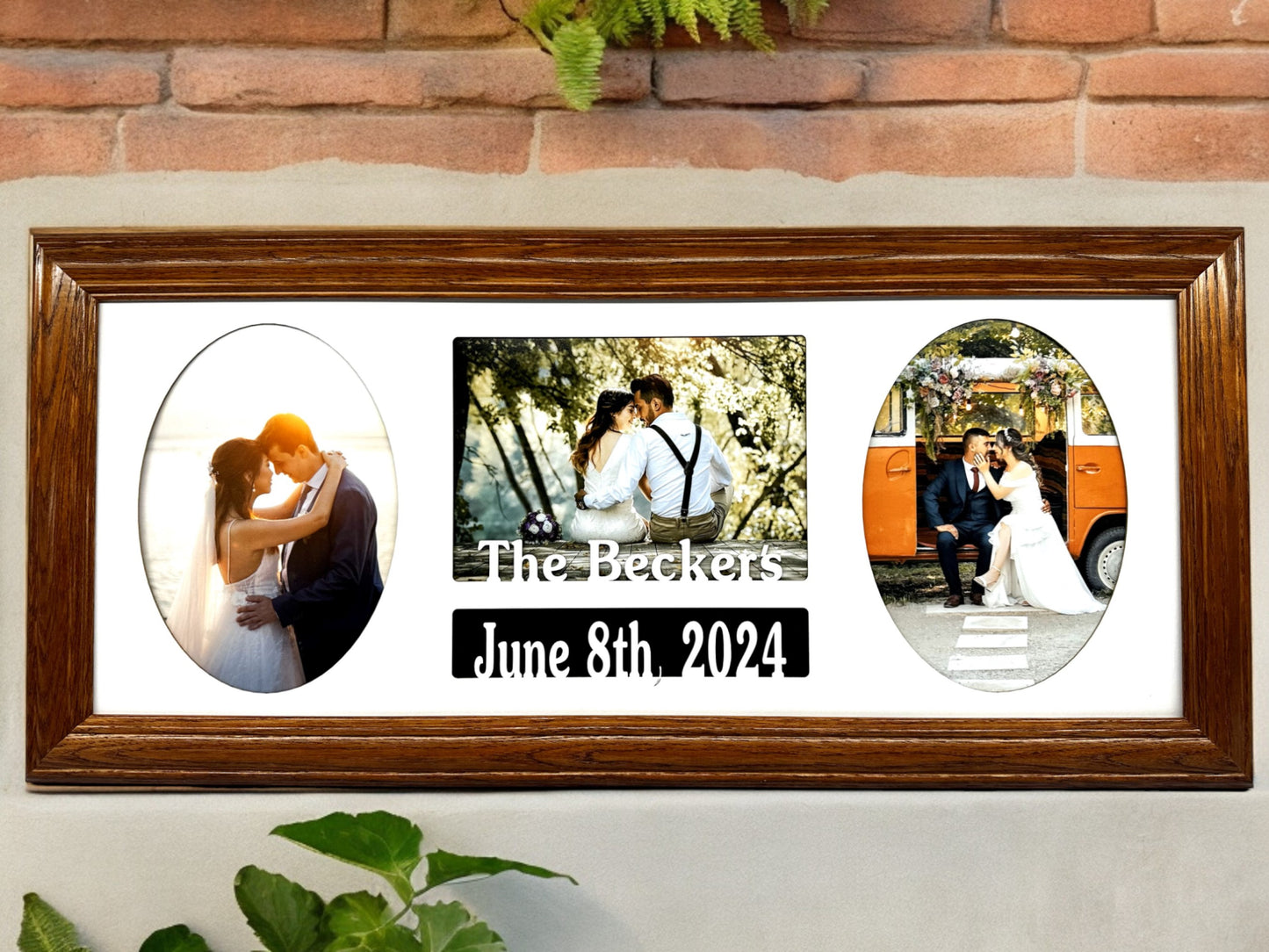 Personalized Wedding Frame | Couples Last Name & Wed Date