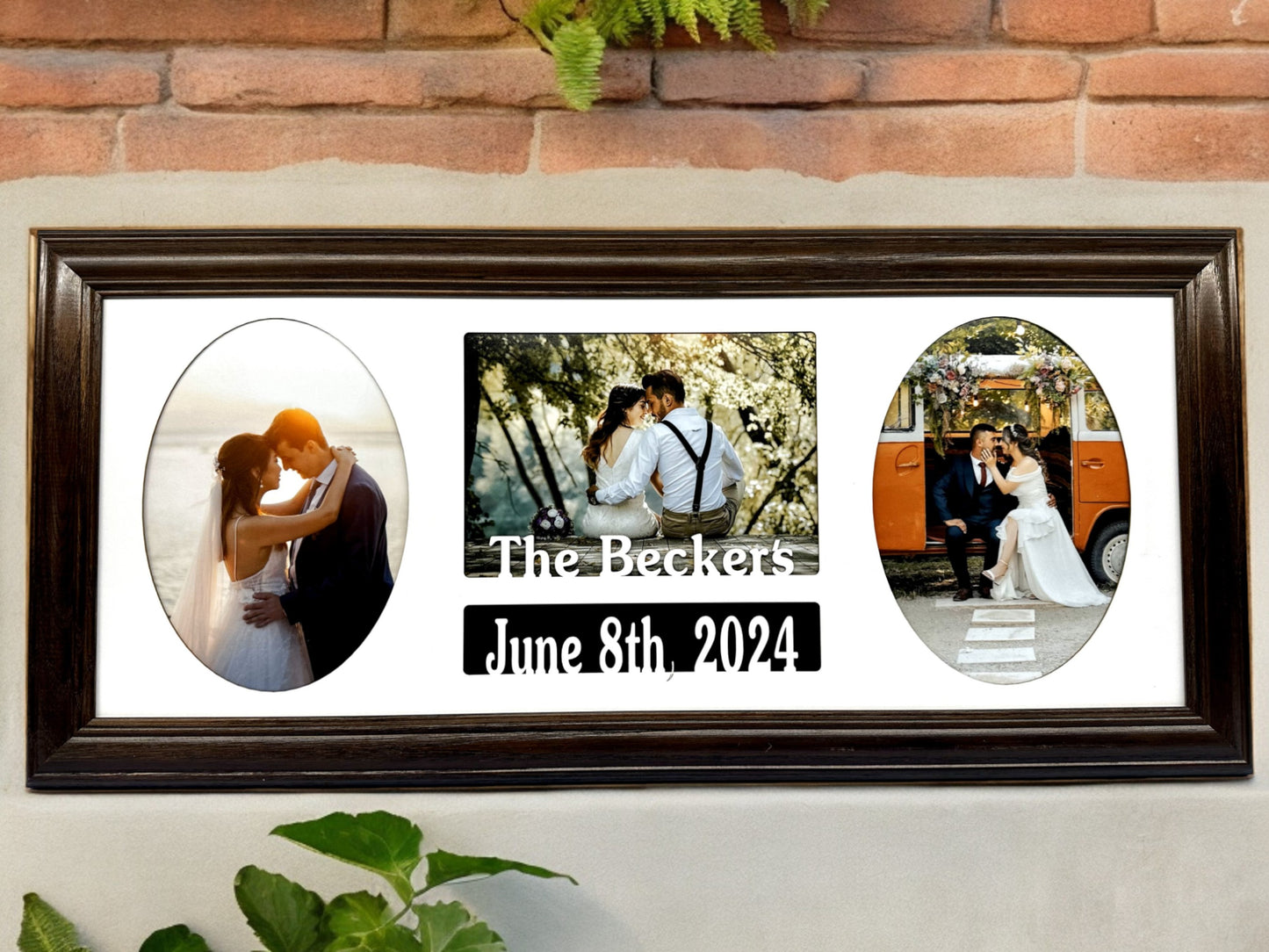 Personalized Wedding Frame | Couples Last Name & Wed Date