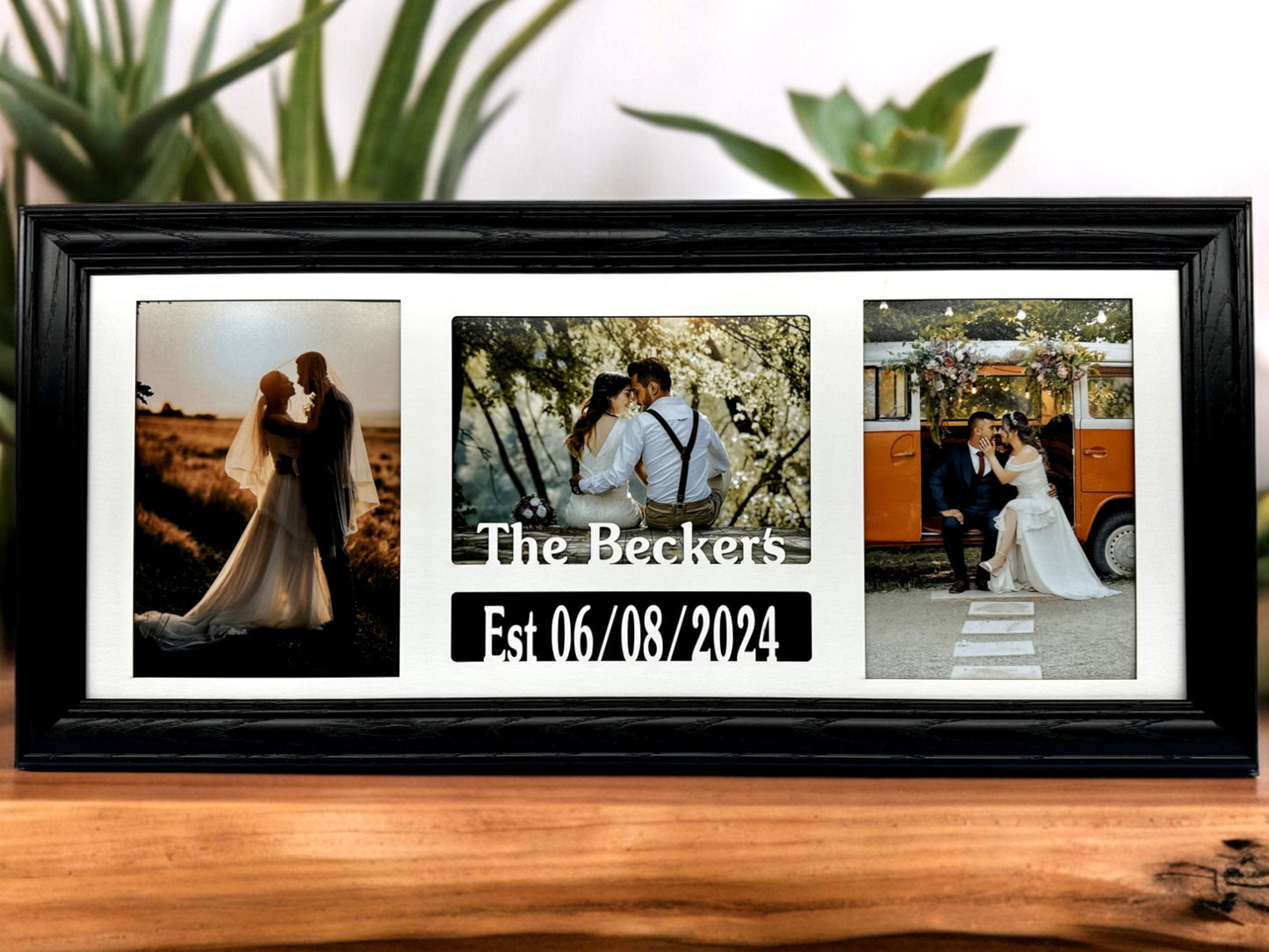 Personalized Wedding Frame | Couples Last Name & Wed Date