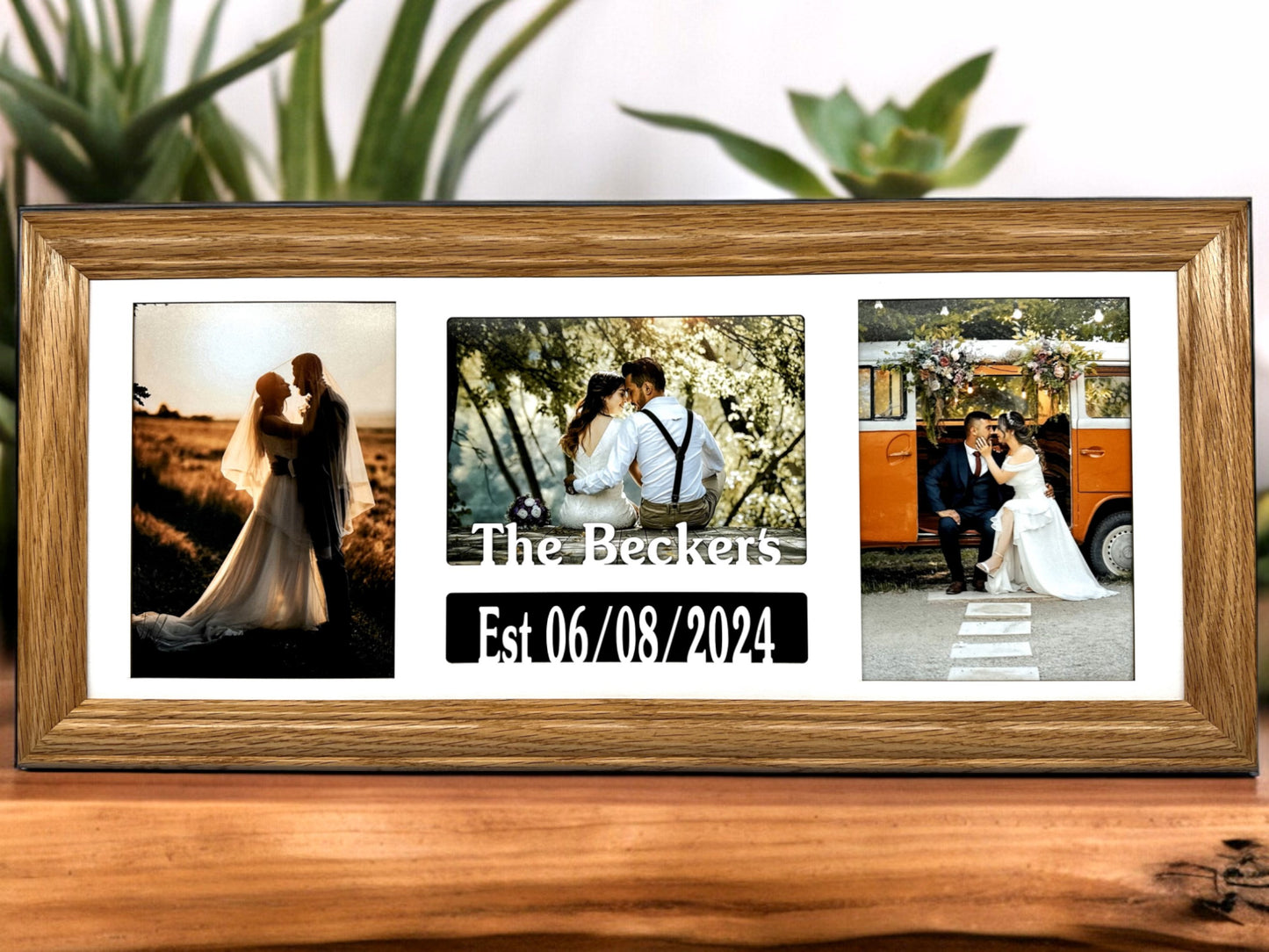 Personalized Wedding Frame | Couples Last Name & Wed Date