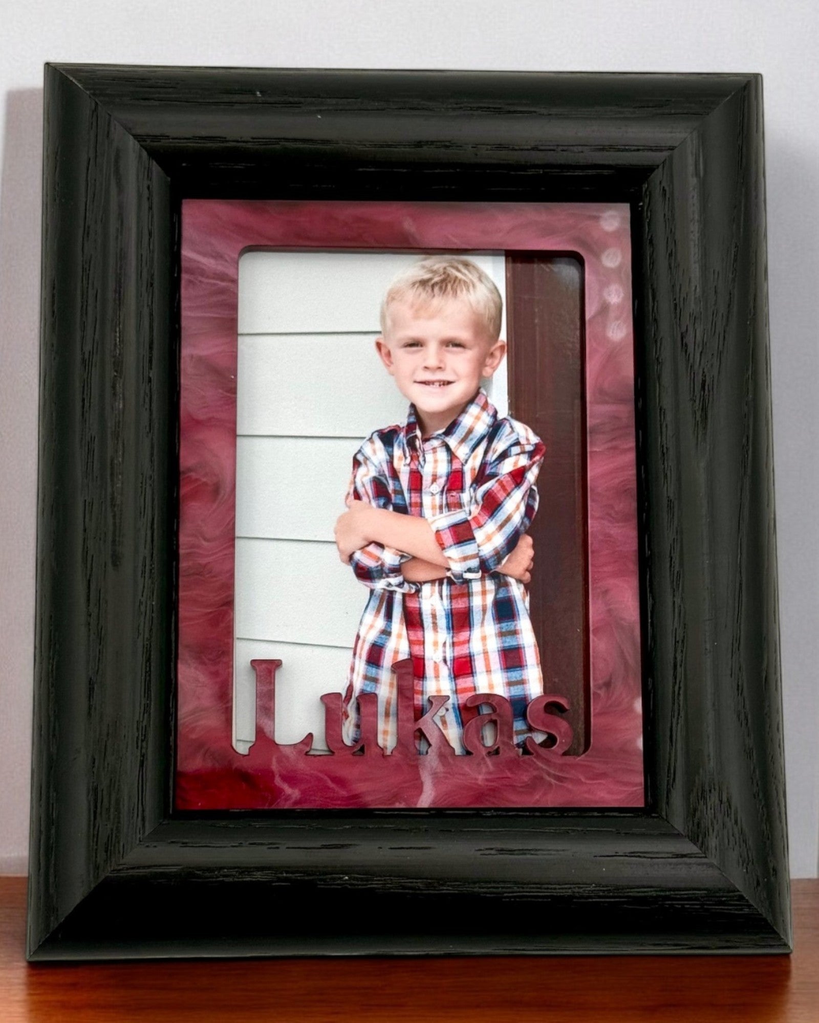 Personalized Acrylic Picture Frames | Wallet Size Photo Display