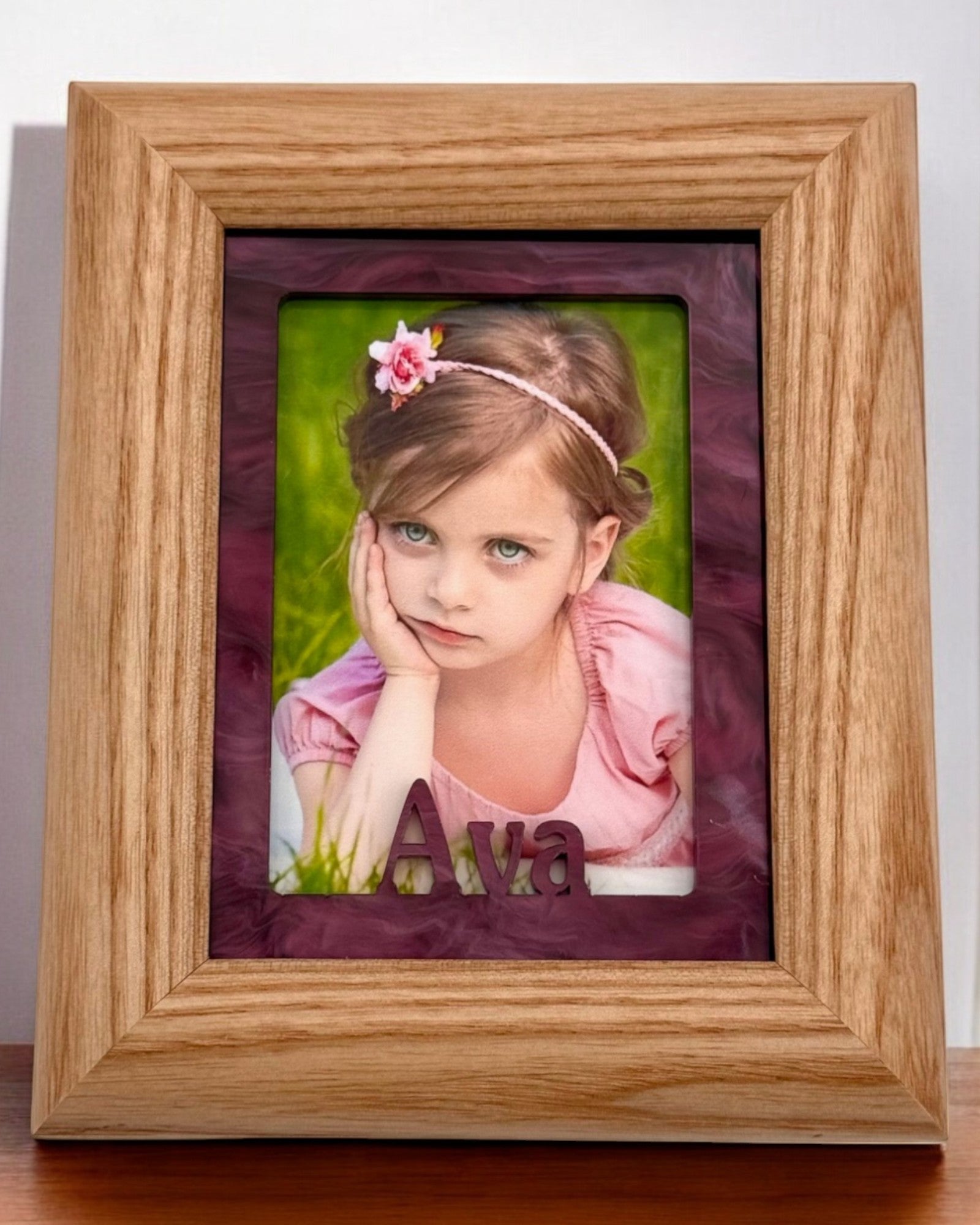 Personalized Acrylic Picture Frames | Wallet Size Photo Display