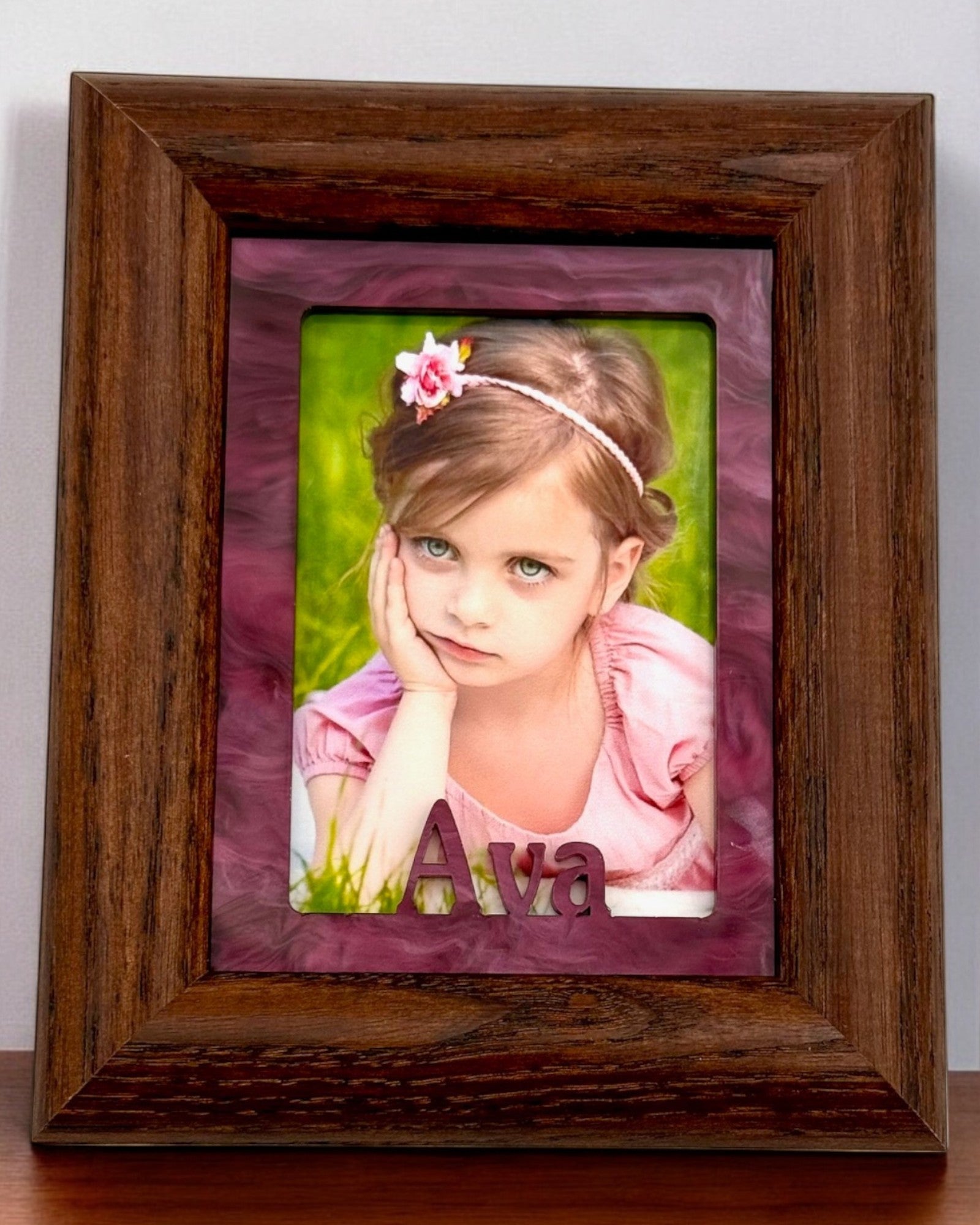 Personalized Acrylic Picture Frames | Wallet Size Photo Display