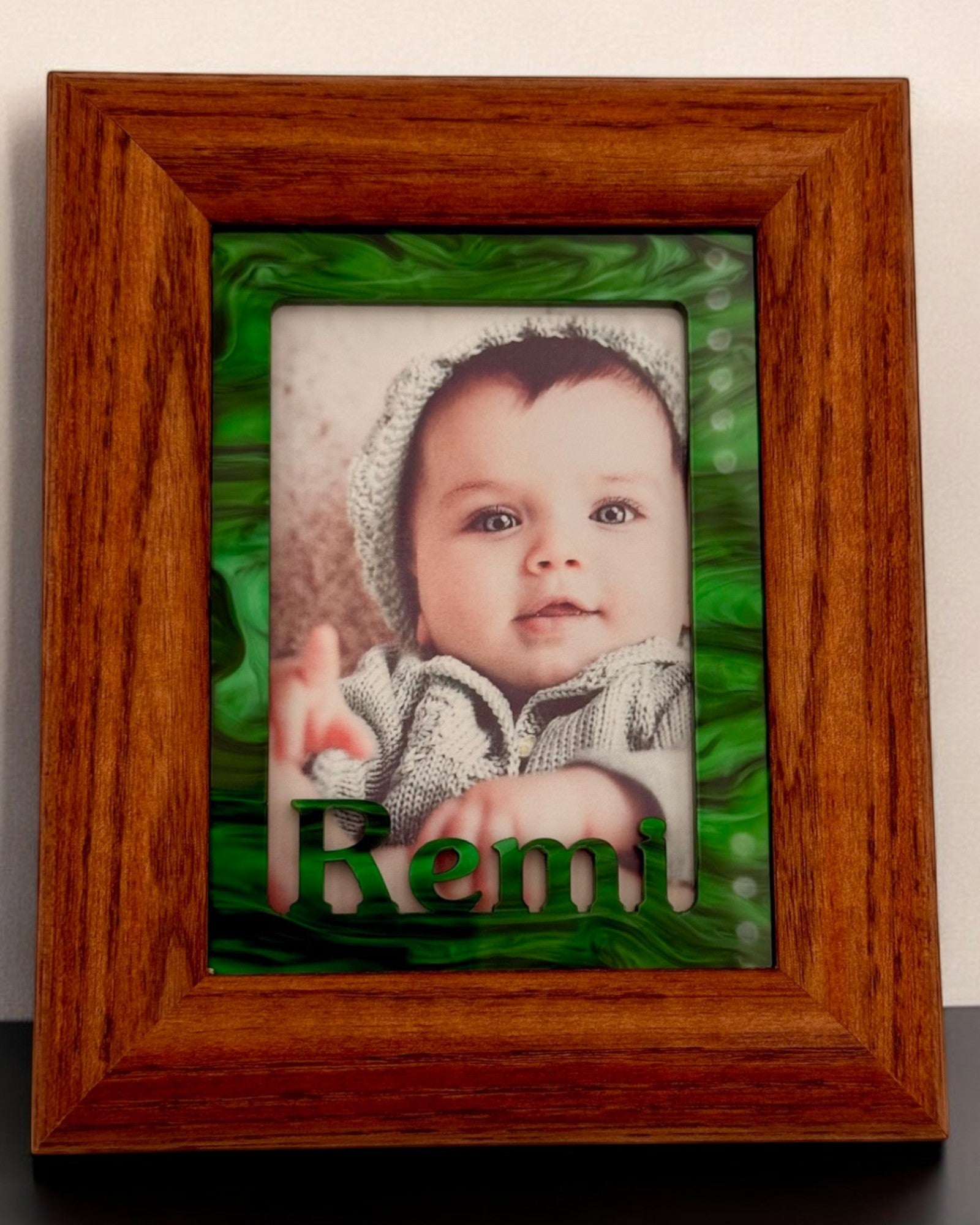 Personalized Acrylic Picture Frames | Wallet Size Photo Display
