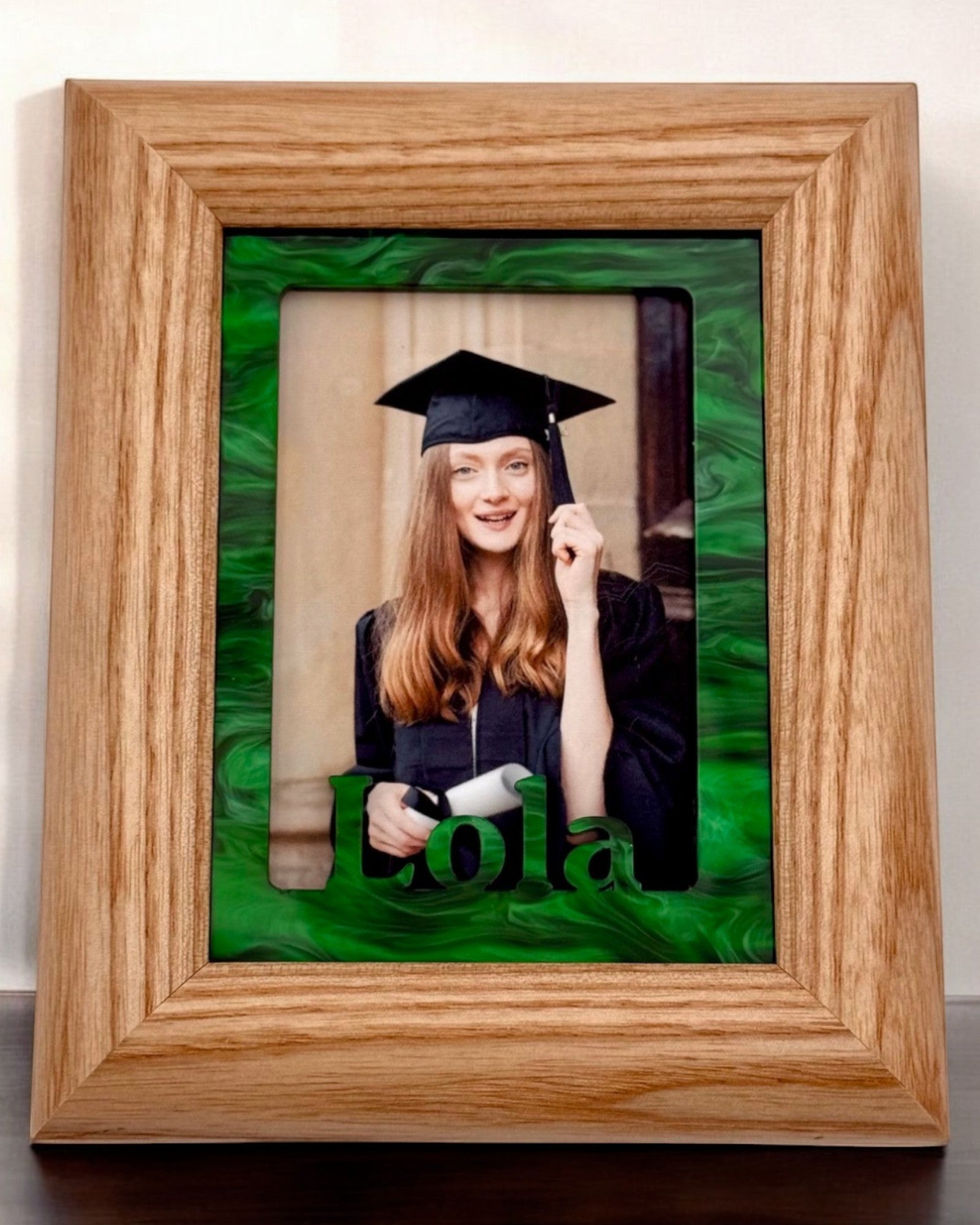 Personalized Acrylic Picture Frames | Wallet Size Photo Display