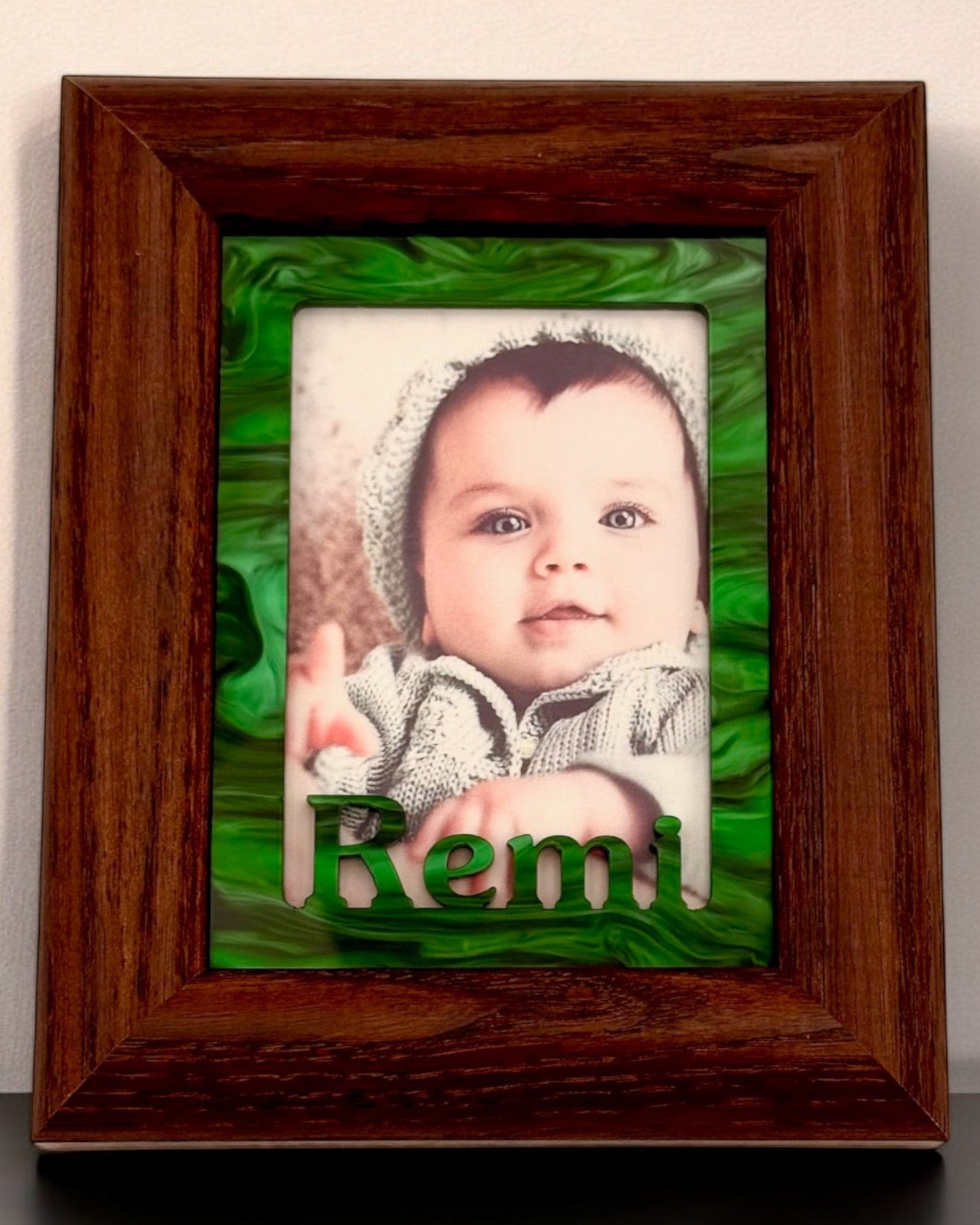 Personalized Acrylic Picture Frames | Wallet Size Photo Display