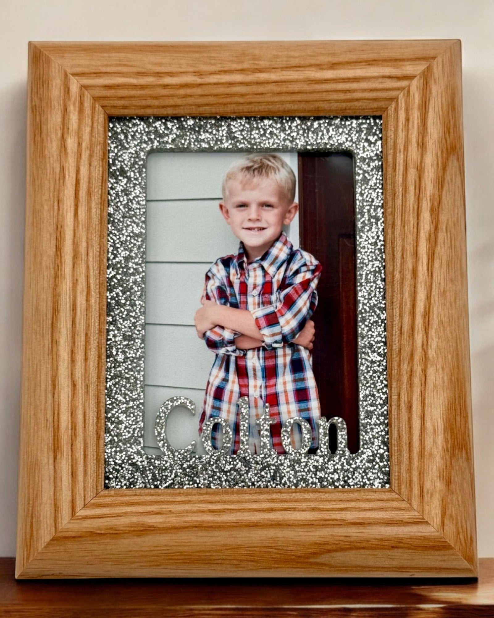 Personalized Acrylic Picture Frames | Wallet Size Photo Display