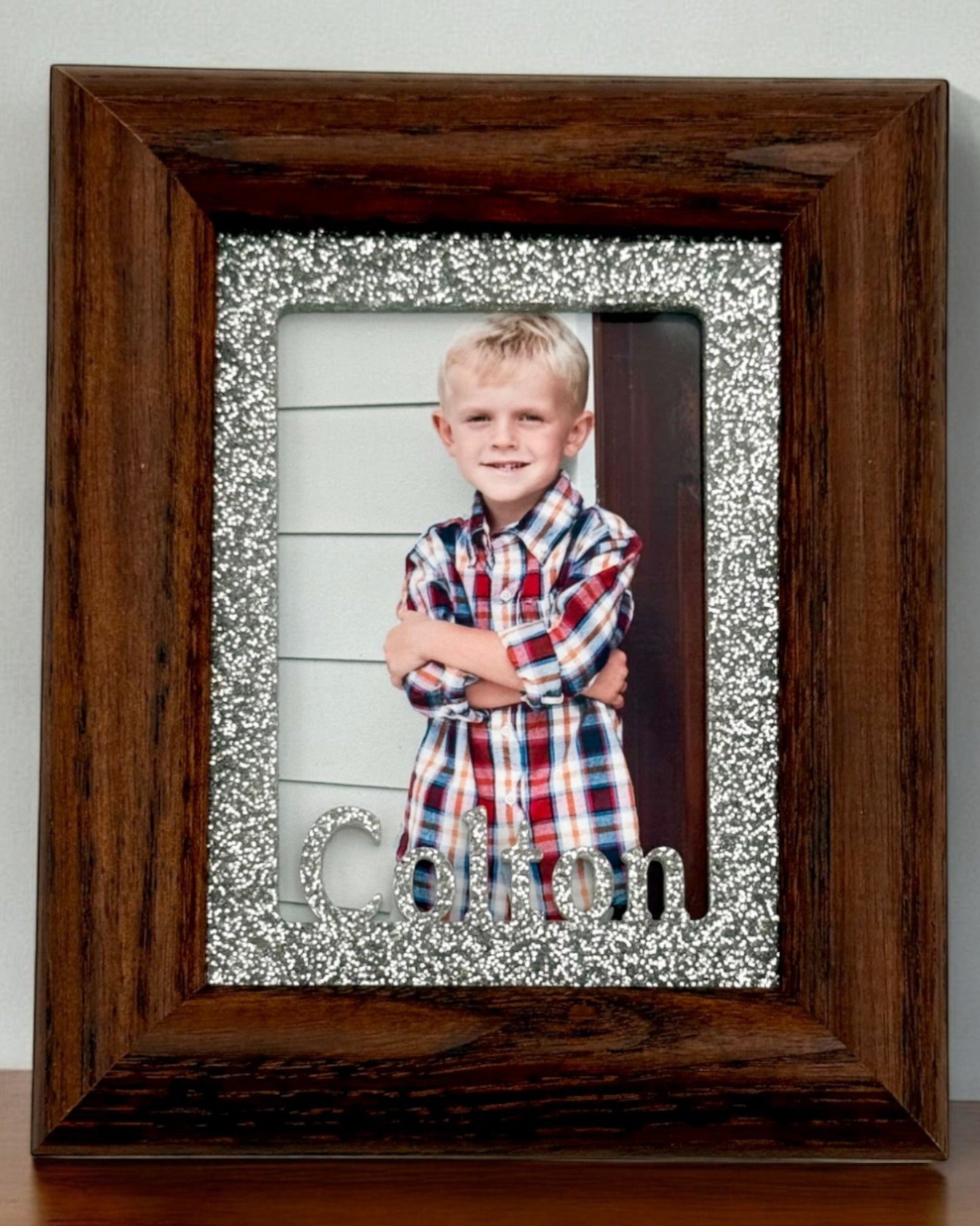 Personalized Acrylic Picture Frames | Wallet Size Photo Display