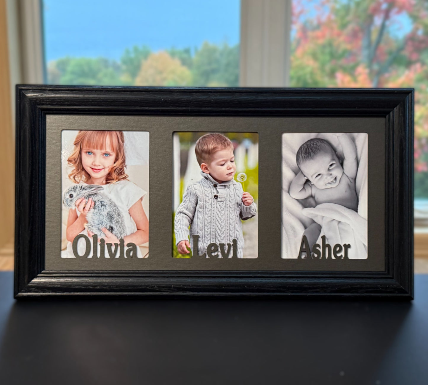 Personalized Collage Frame | Double, Triple & Quad Photo Display