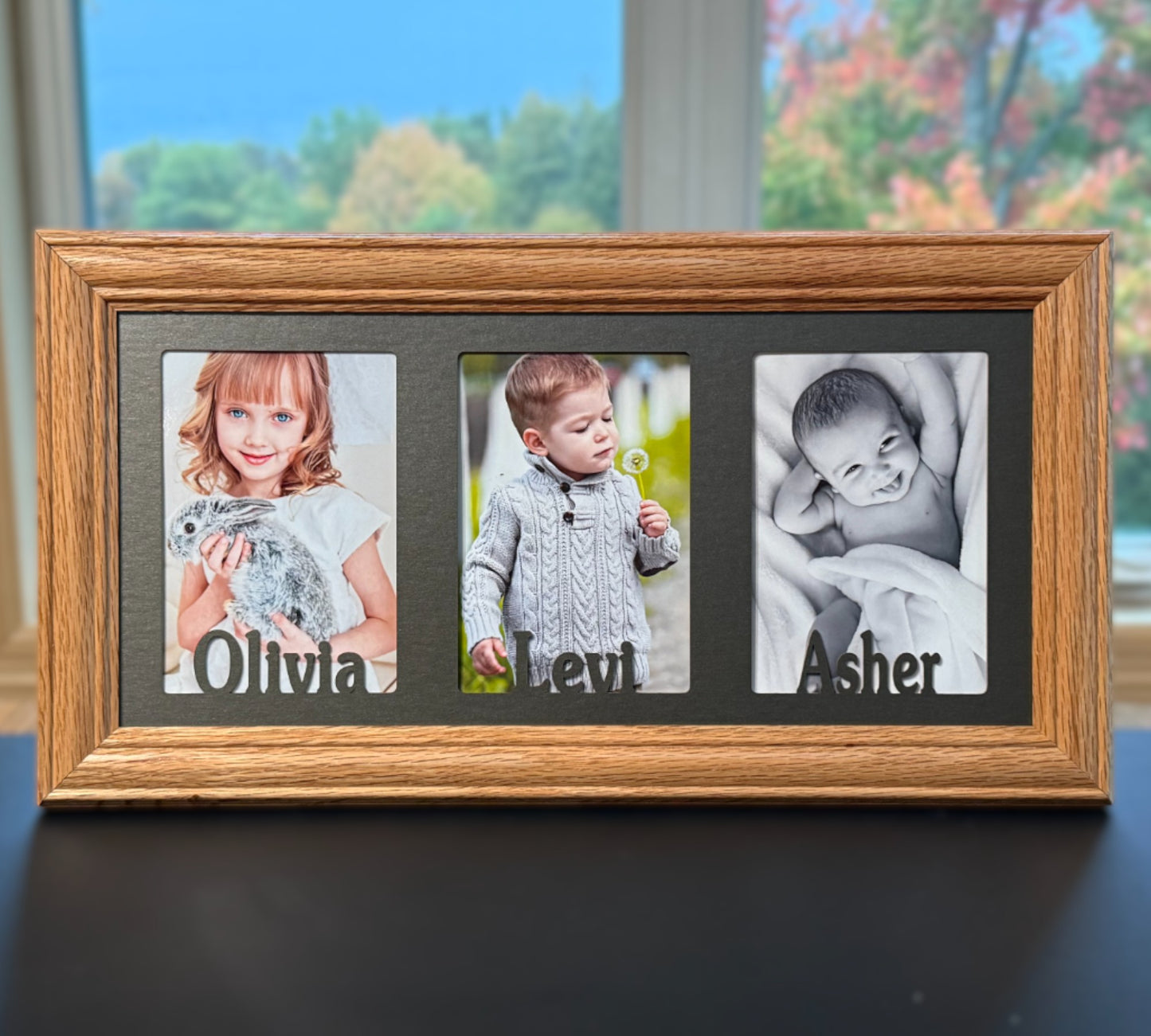 Personalized Collage Frame | Double, Triple & Quad Photo Display