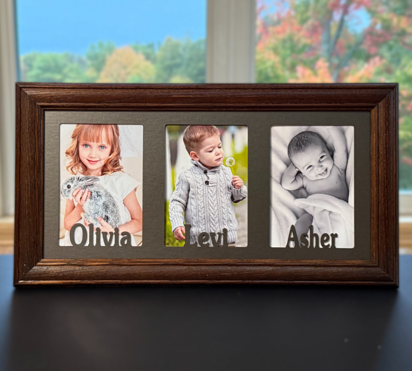 Personalized Collage Frame | Double, Triple & Quad Photo Display