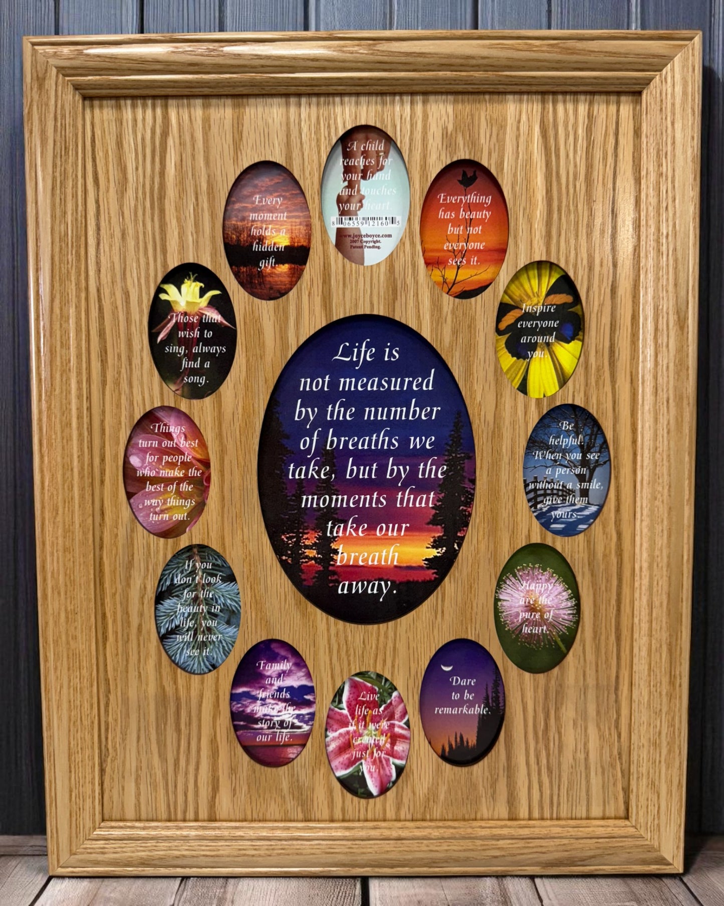 Collage Picture Frame with Ovals | 12x16 Multi Photo Display