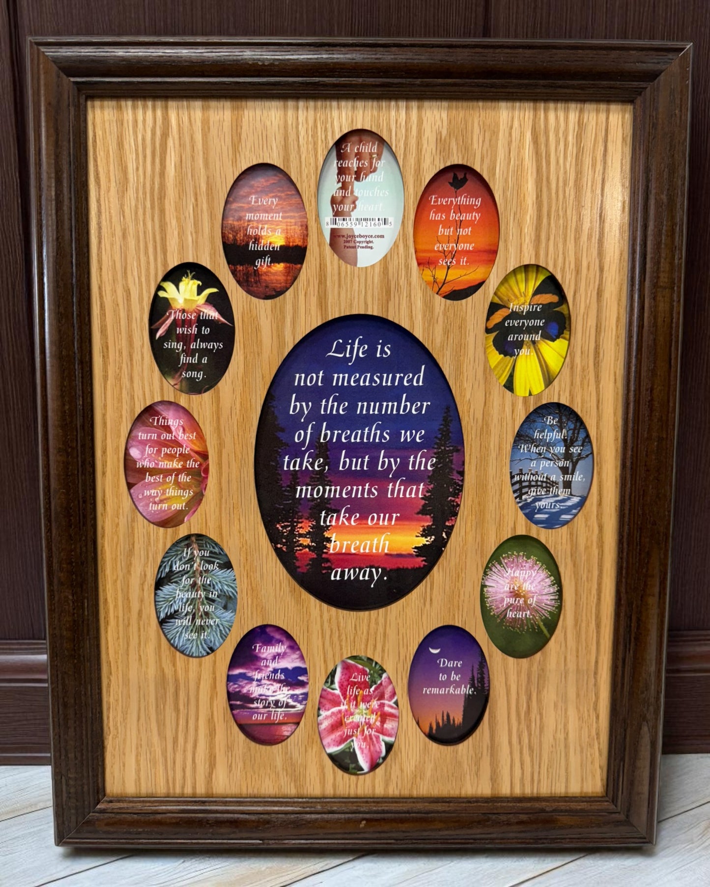 Collage Picture Frame with Ovals | 12x16 Multi Photo Display