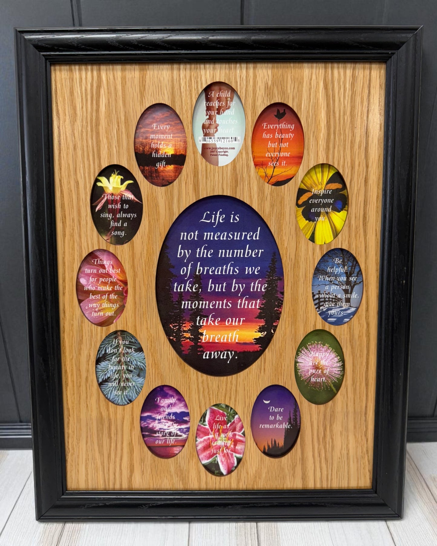 Collage Picture Frame with Ovals | 12x16 Multi Photo Display