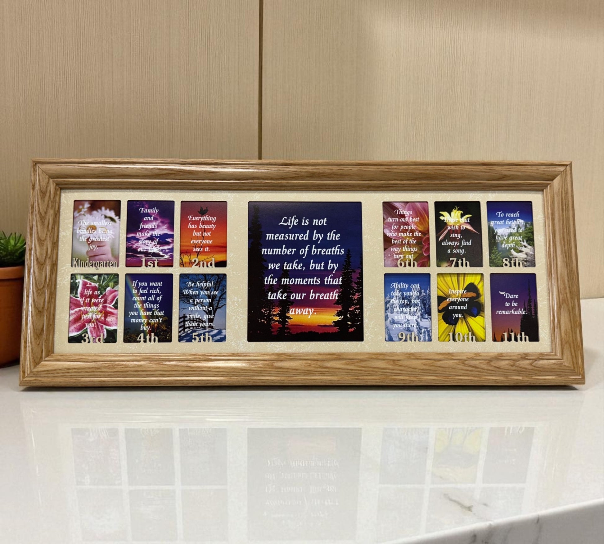 School Years Picture Frame | Kindergarten to Senior (Numbers)