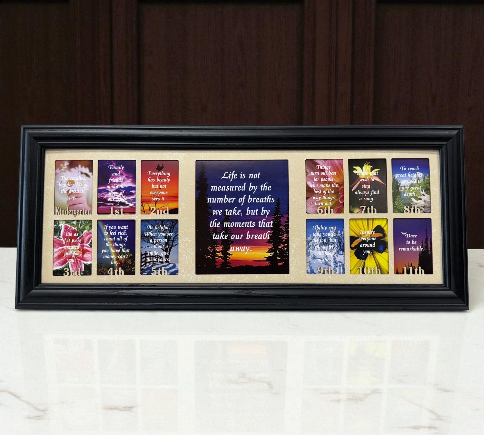 School Years Picture Frame | Kindergarten to Senior (Numbers)