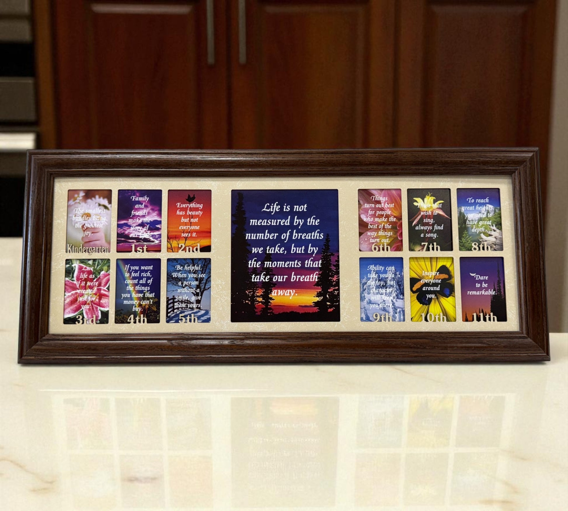 School Years Picture Frame | Kindergarten to Senior (Numbers)