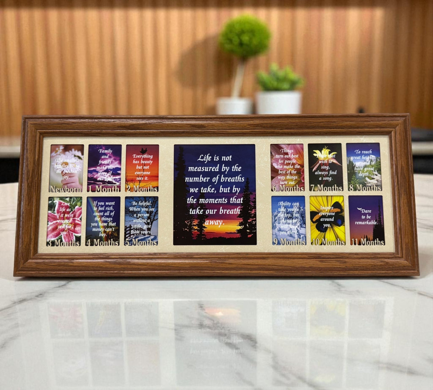 Newborn Picture Frame | Baby’s First Year Photo Collage