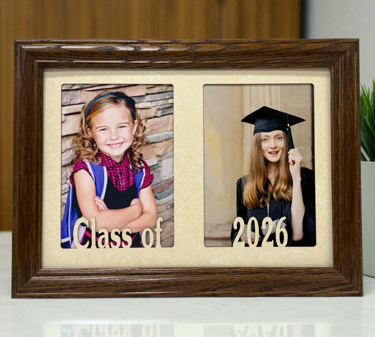 Custom Graduation Frame | Class of 2026 Double Collage