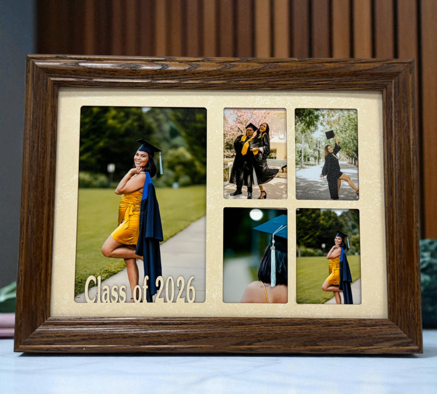 Custom Graduation Frame | Class of 2026 5-Opening Collage