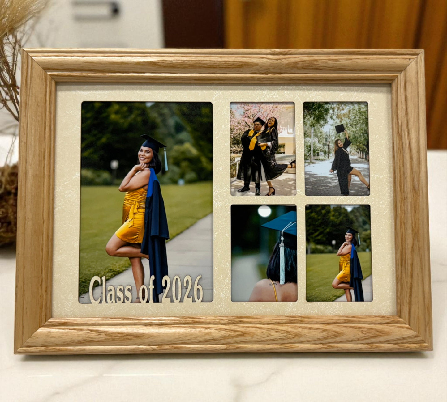 Custom Graduation Frame | Class of 2026 5-Opening Collage