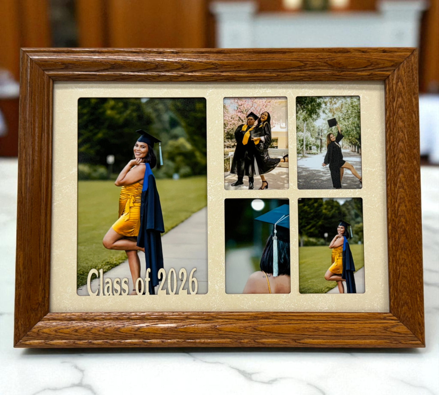 Custom Graduation Frame | Class of 2026 5-Opening Collage