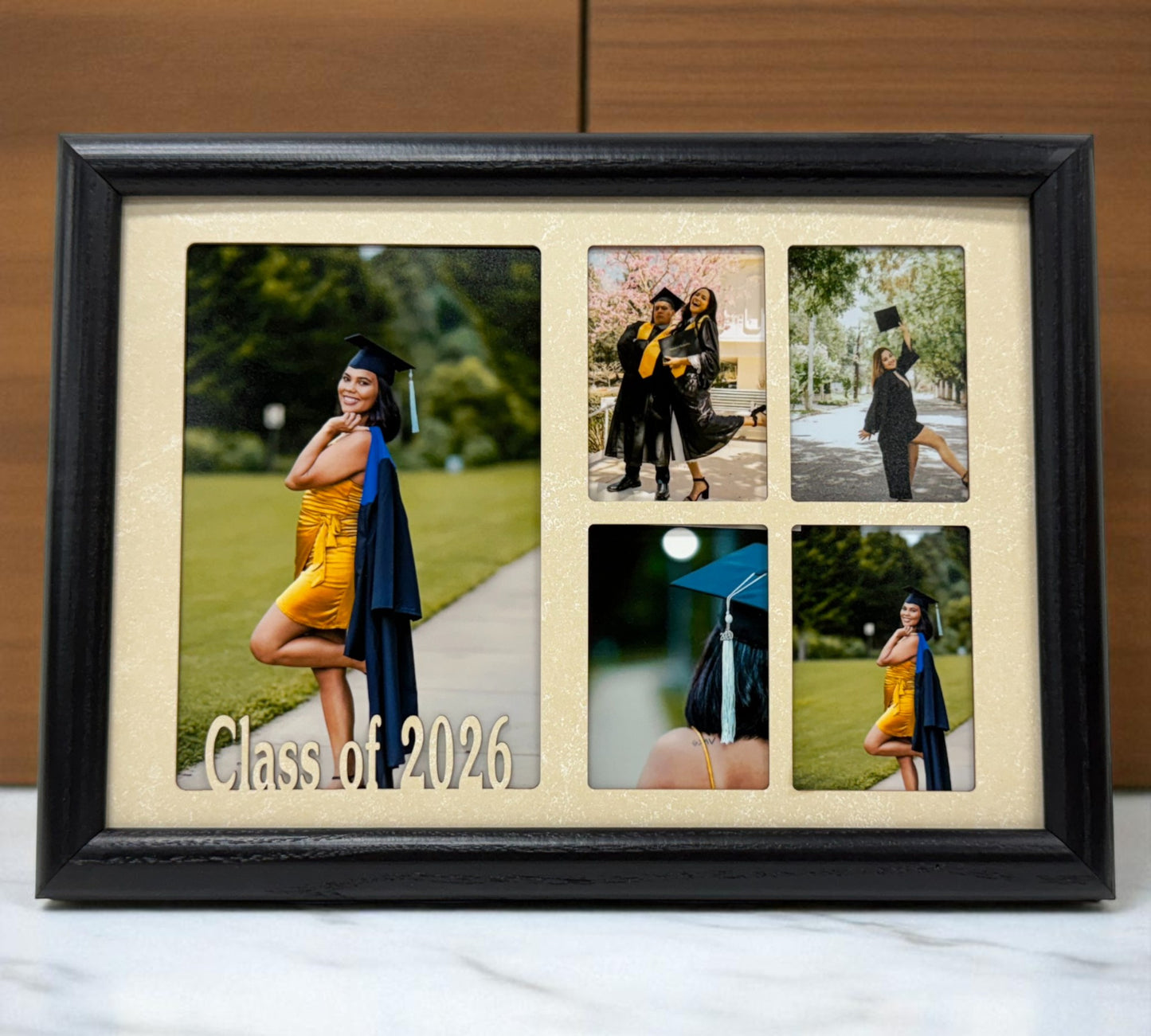 Custom Graduation Frame | Class of 2026 5-Opening Collage