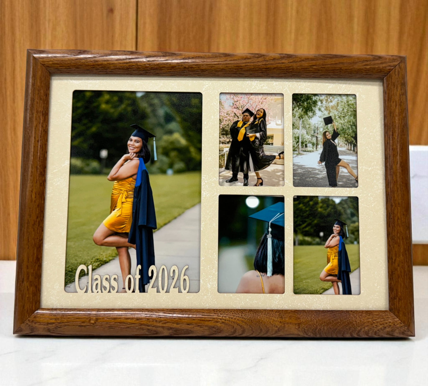 Custom Graduation Frame | Class of 2026 5-Opening Collage