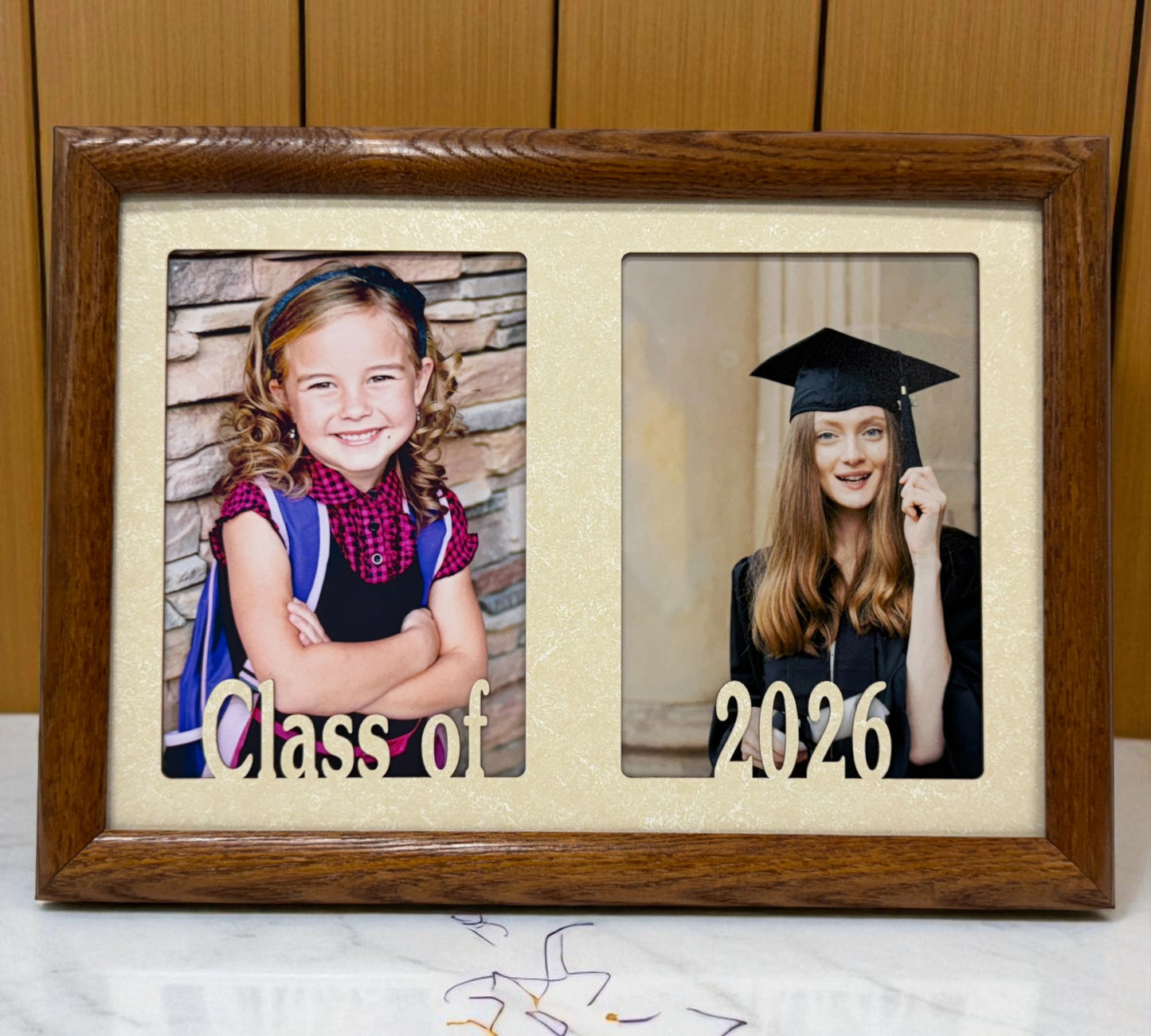 Custom Graduation Frame | Class of 2025 Double Collage