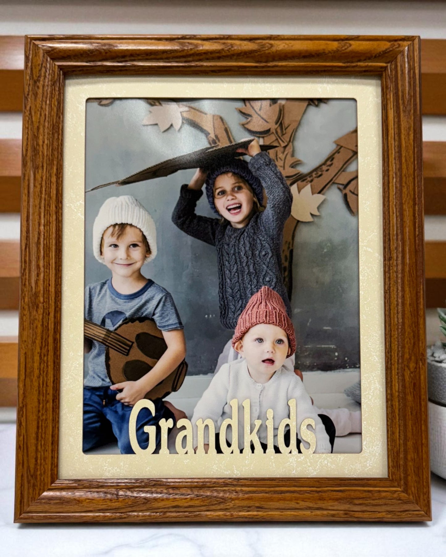 Grandkids Picture Frame | Family Photo Gift for Grandparents