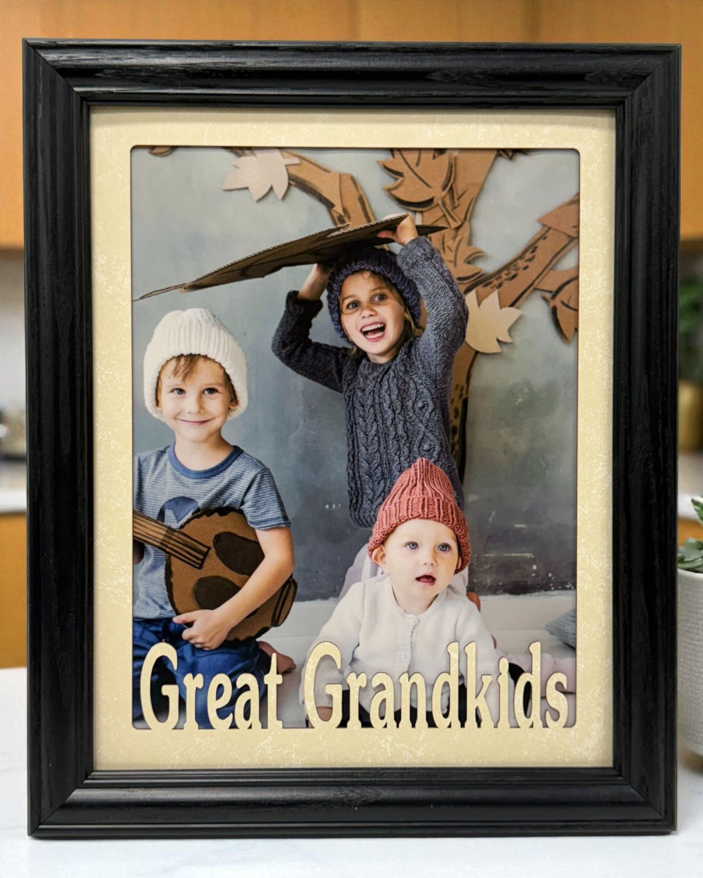 Grandkids Picture Frame | Family Photo Gift for Grandparents