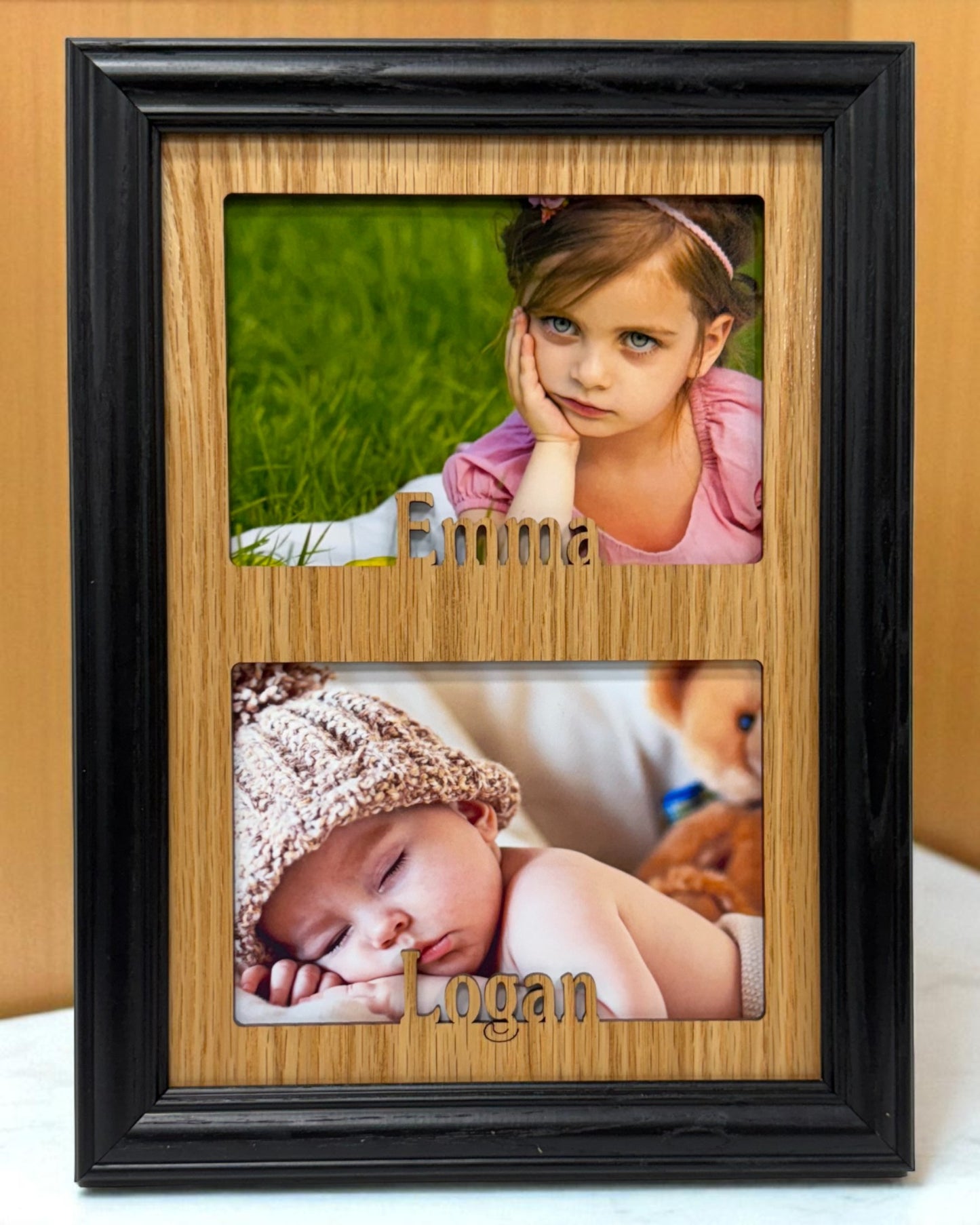 Personalized Collage Frame | Double, Triple & Quad Photo Display
