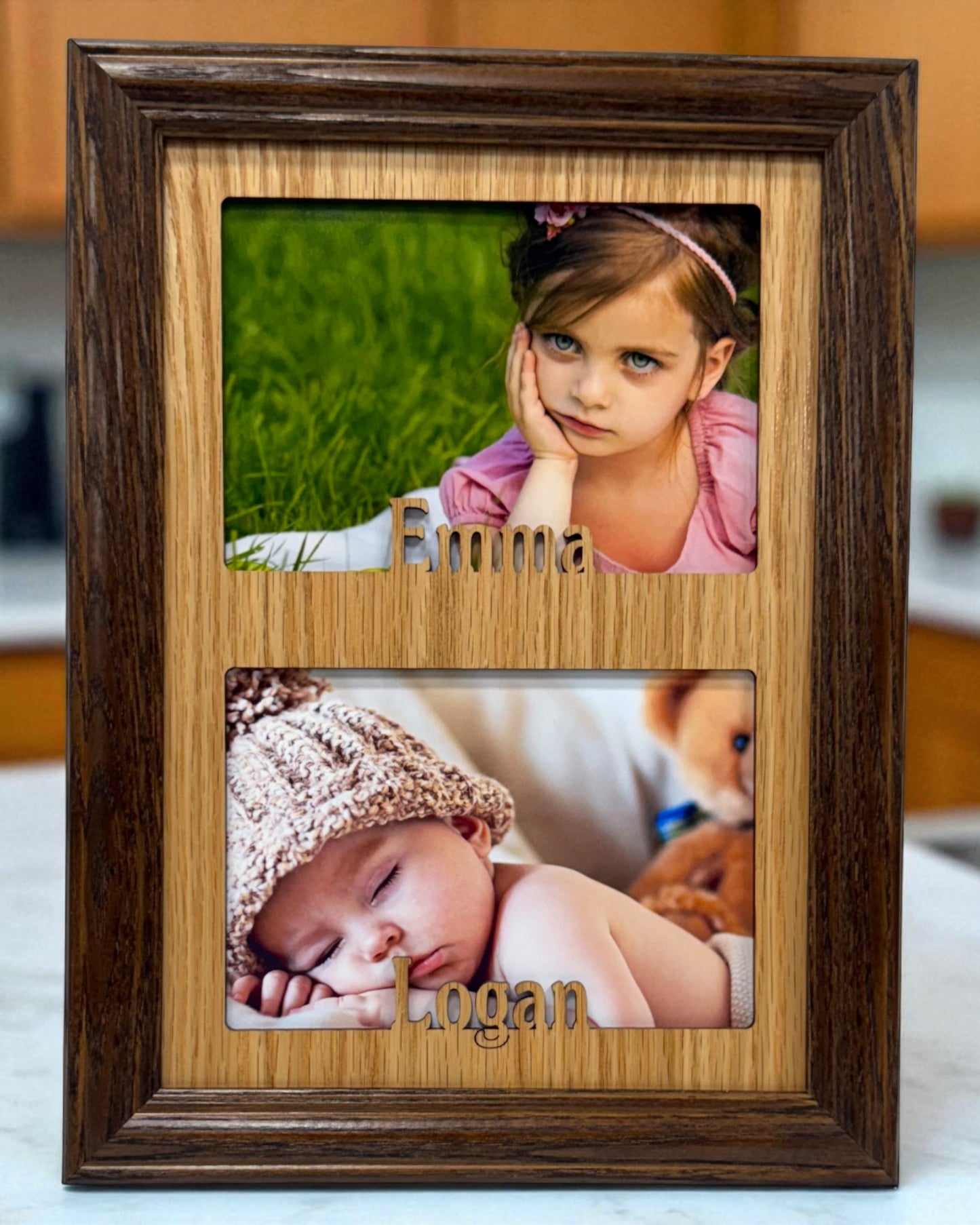 Personalized Collage Frame | Double, Triple & Quad Photo Display