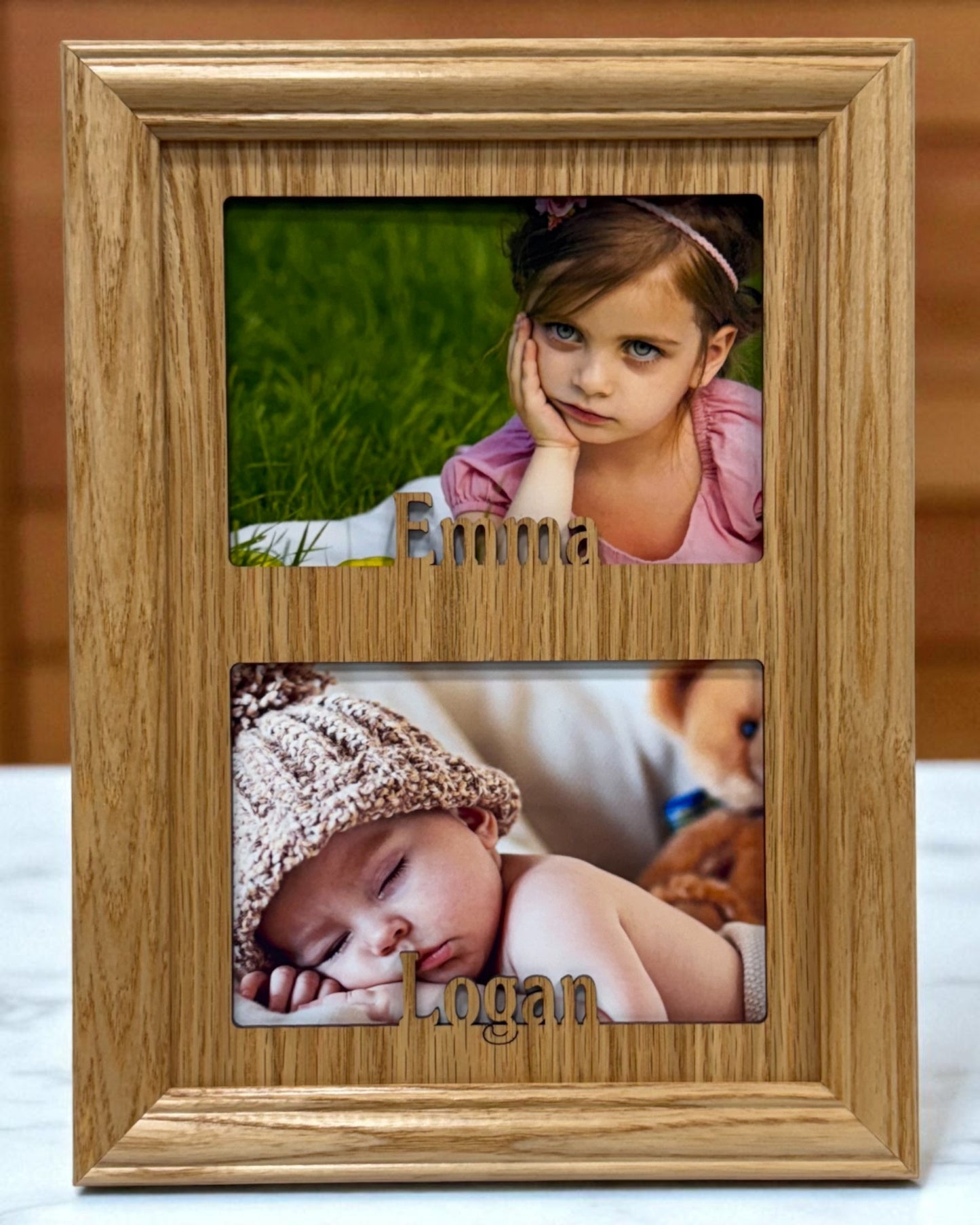Personalized Collage Frame | Double, Triple & Quad Photo Display