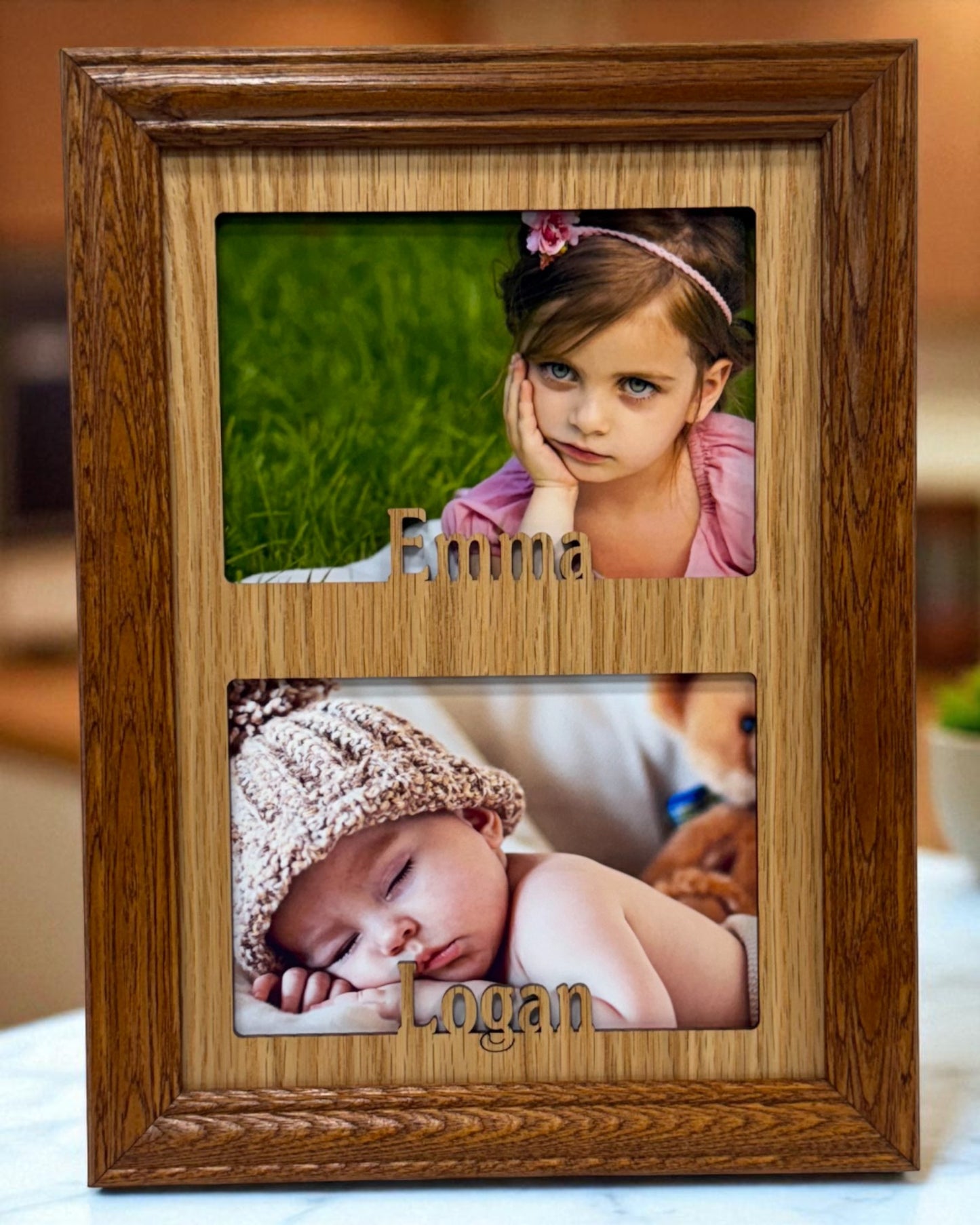 Personalized Collage Frame | Double, Triple & Quad Photo Display