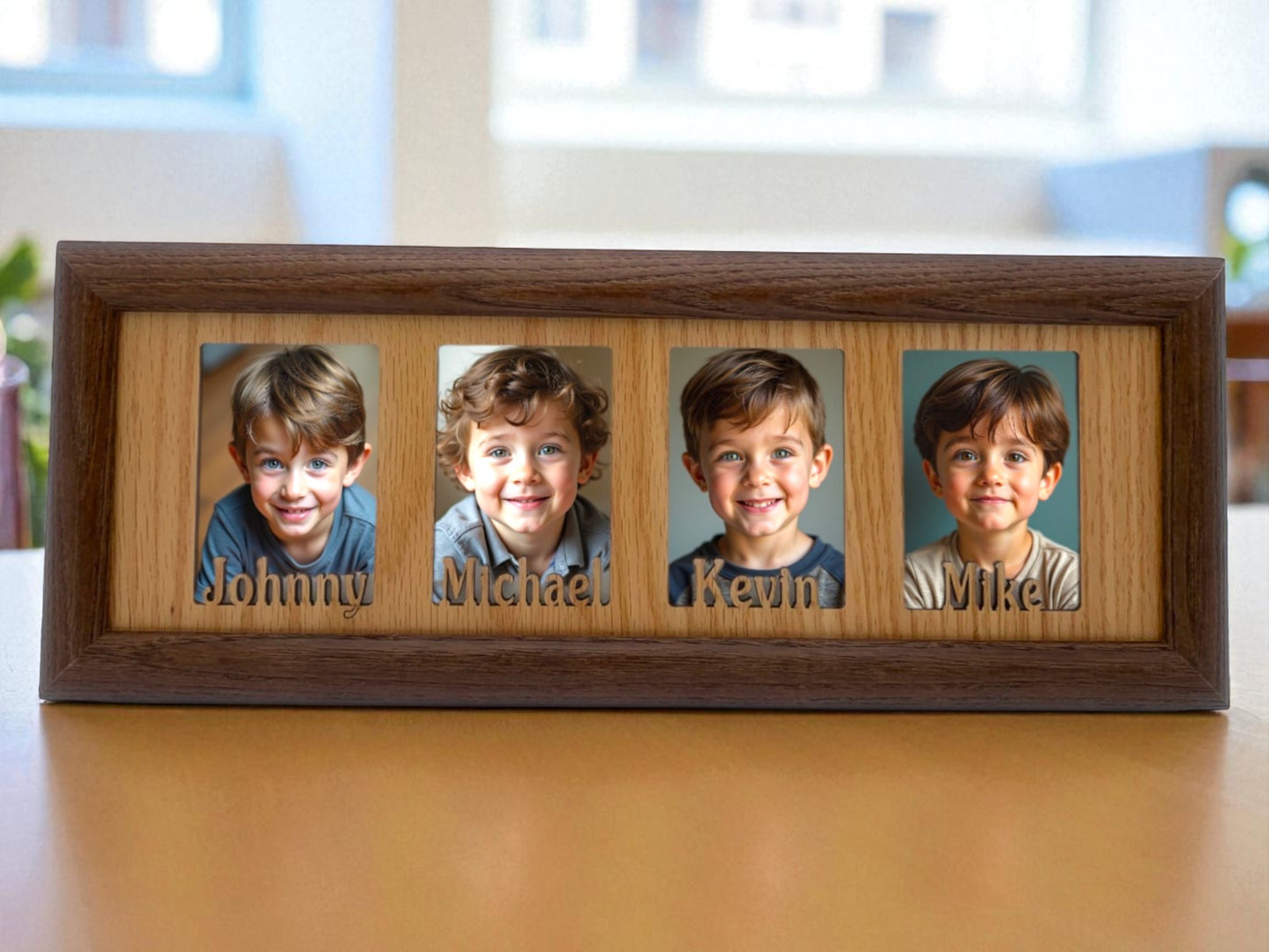 Personalized Picture Frames with wallet photo collage display Personalized Wallet Picture Frames | Wallets Any Size Display