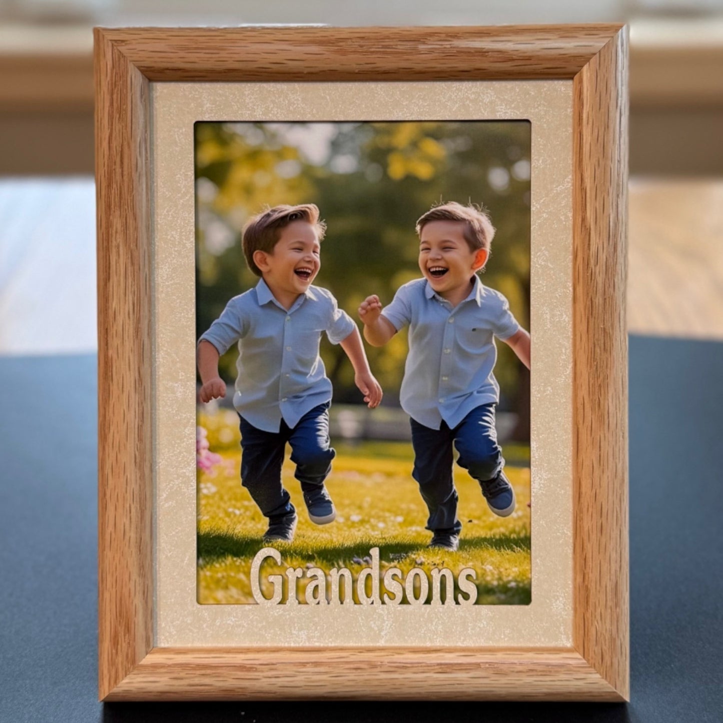 Grandson Picture Frame | Custom Photo Gift of Grandson