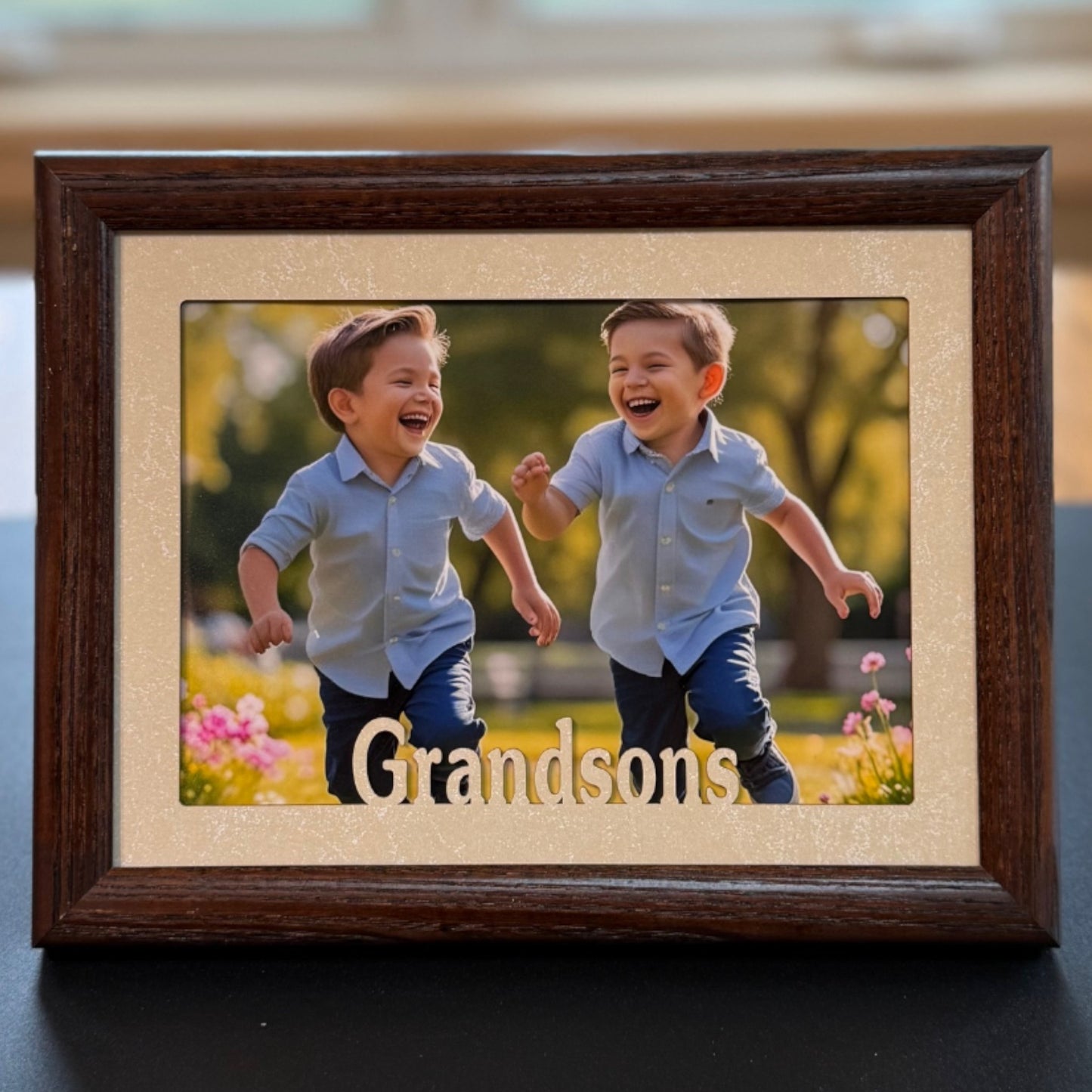Grandson Picture Frame | Custom Photo Gift of Grandson