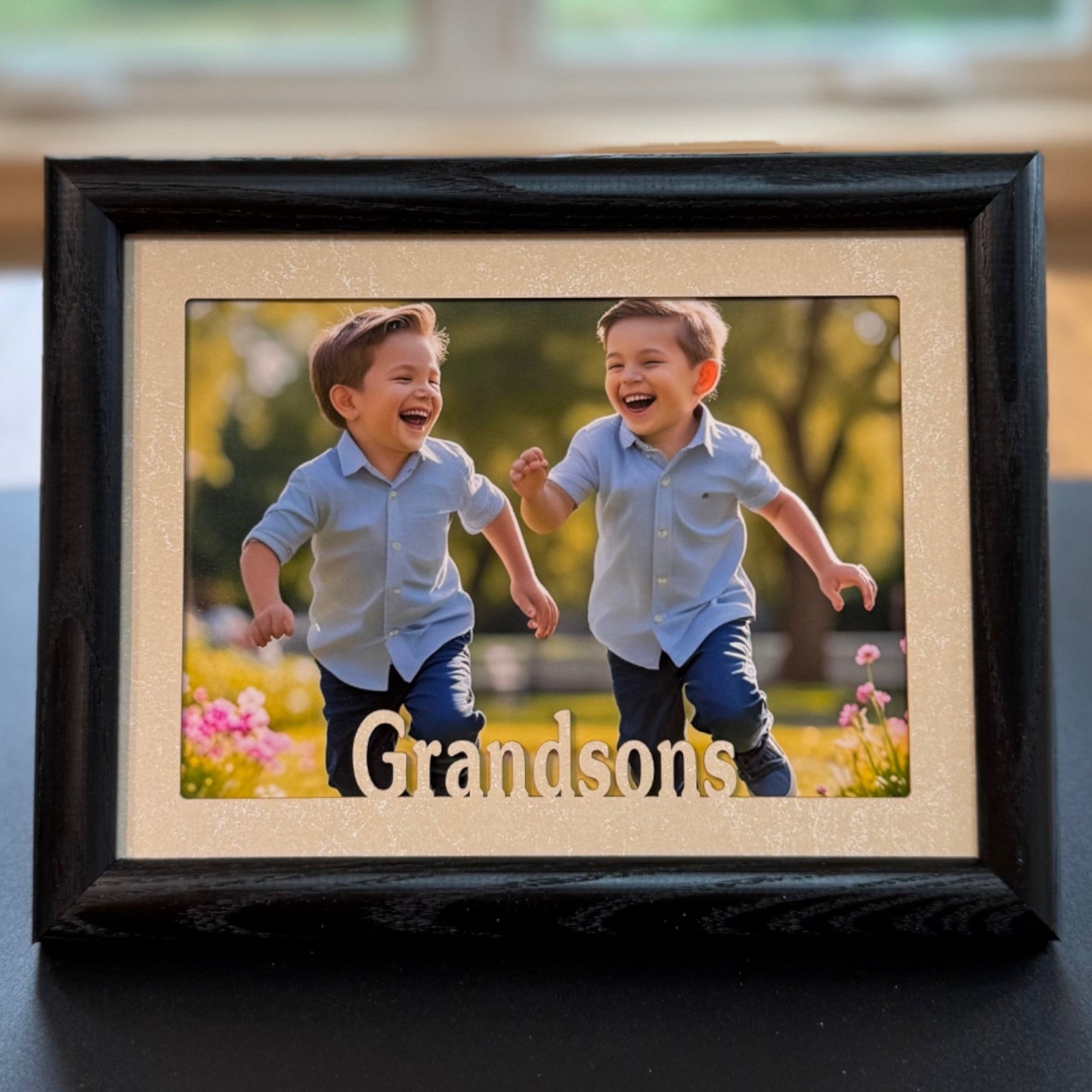Grandson Picture Frame | Custom Photo Gift of Grandson