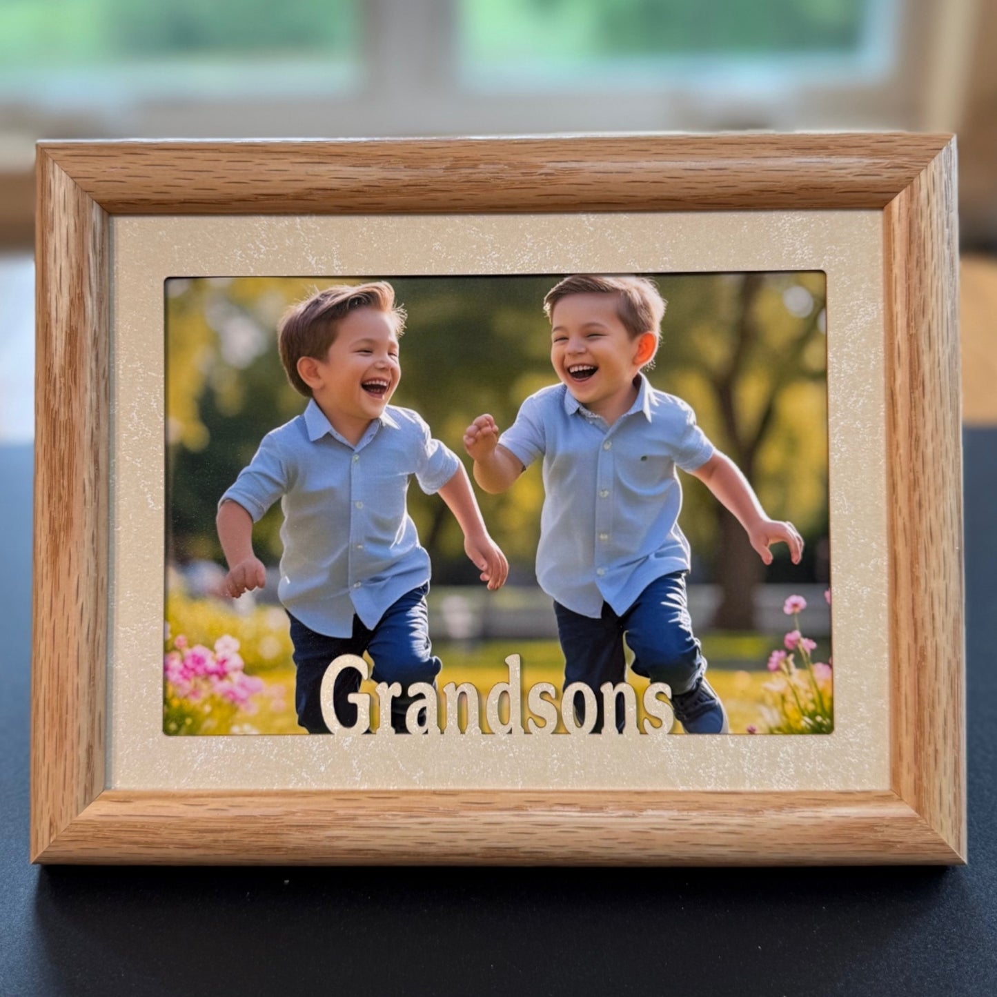 Grandson Picture Frame | Custom Photo Gift of Grandson