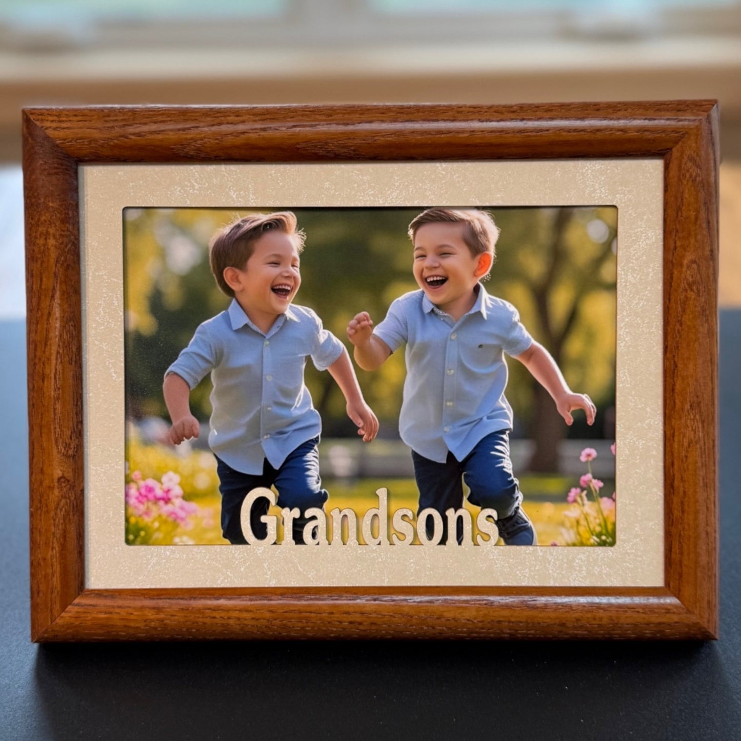 Grandson Picture Frame | Custom Photo Gift of Grandson