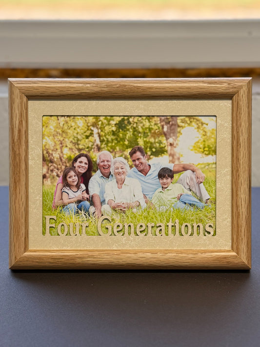 Generation Picture Frame | Family Heritage & Generations Photo Gift