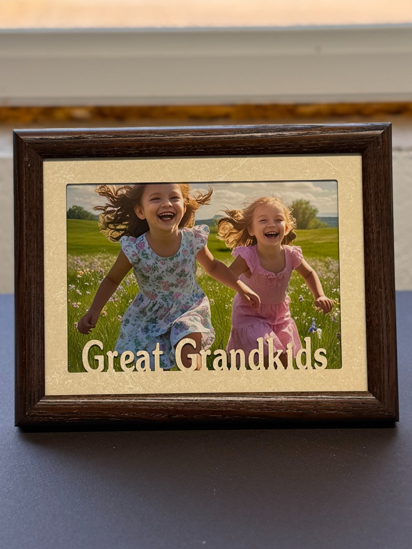 Grandkids Picture Frame | Family Photo Gift for Grandparents