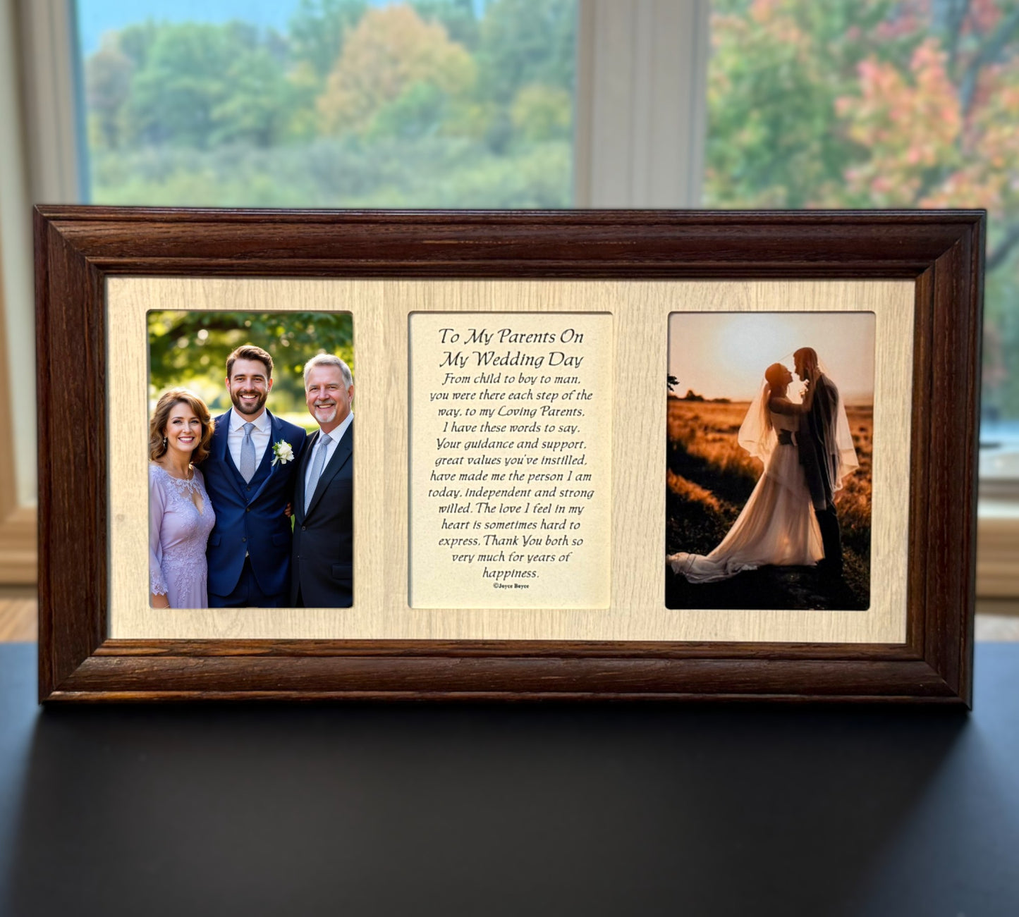 Parent Wedding Frame | To My Parents On My Wedding Day Poetry Groom