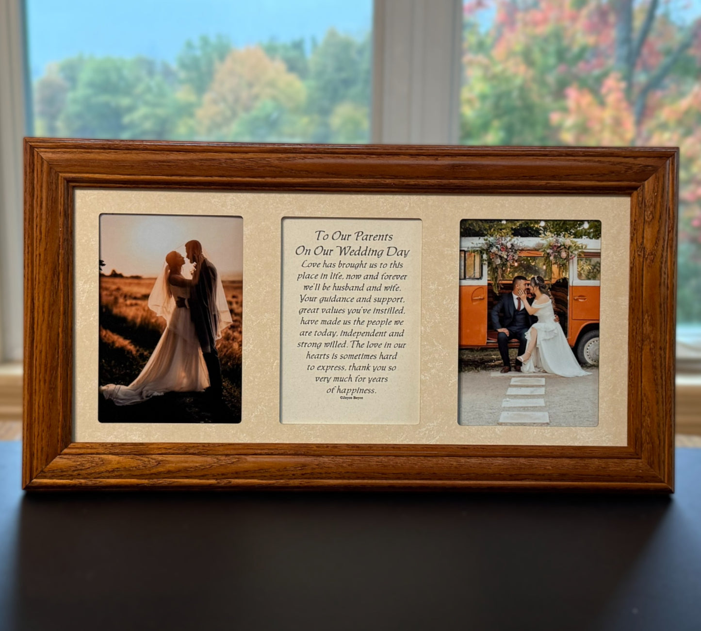 Wedding Frame for Parents Poetry | To Our Parents On Our Wedding Day